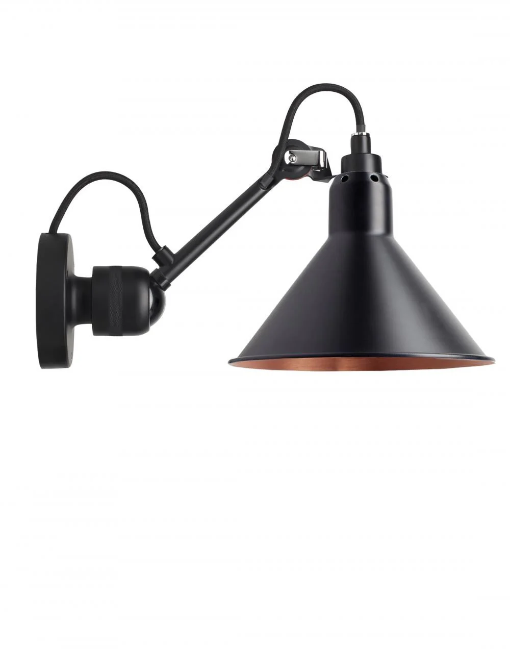 Lampe Gras 304 Small Wall Light - Black Arm - Image 18