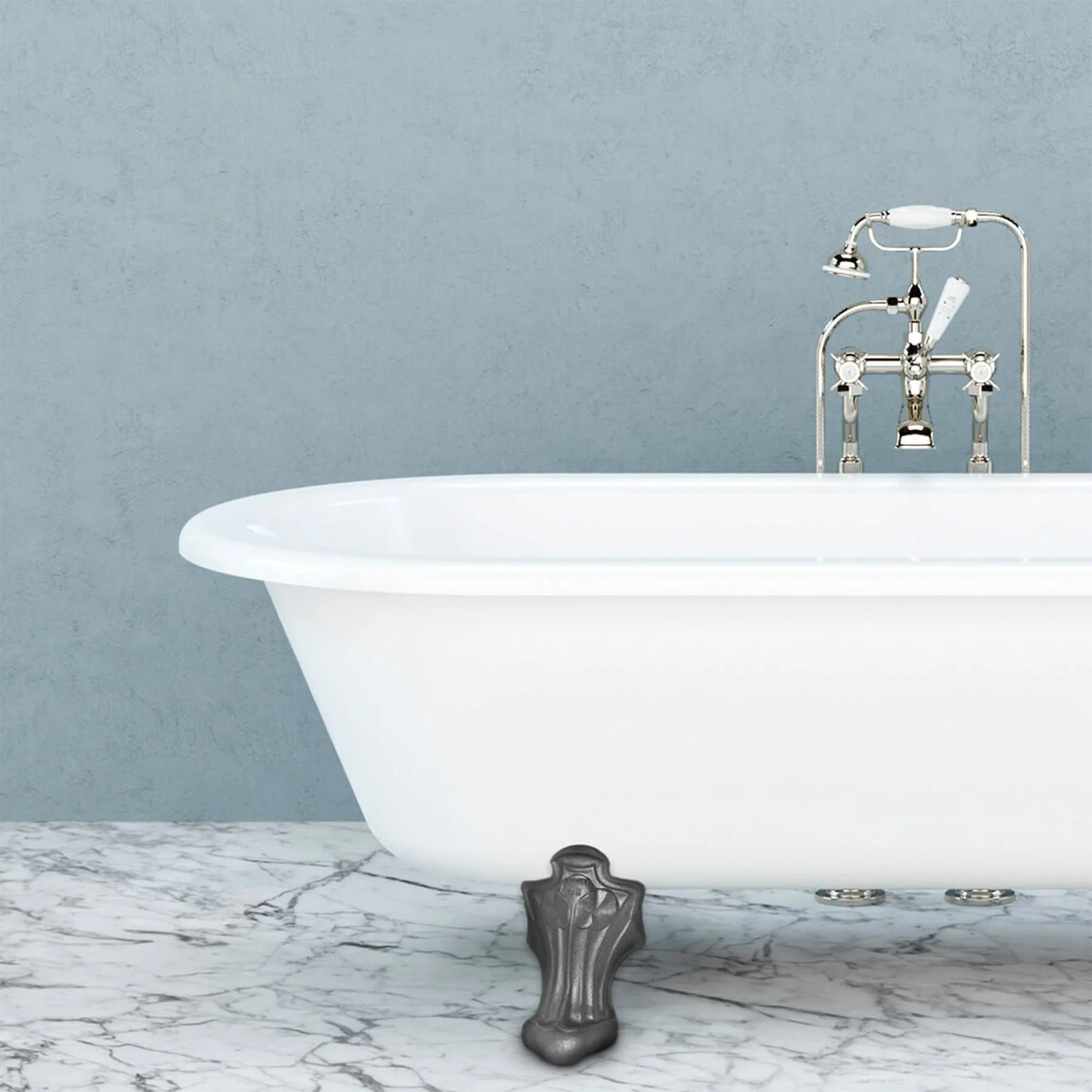Lefroy Brooks Ashcombe Double Ended Gloss Bath - Image 2