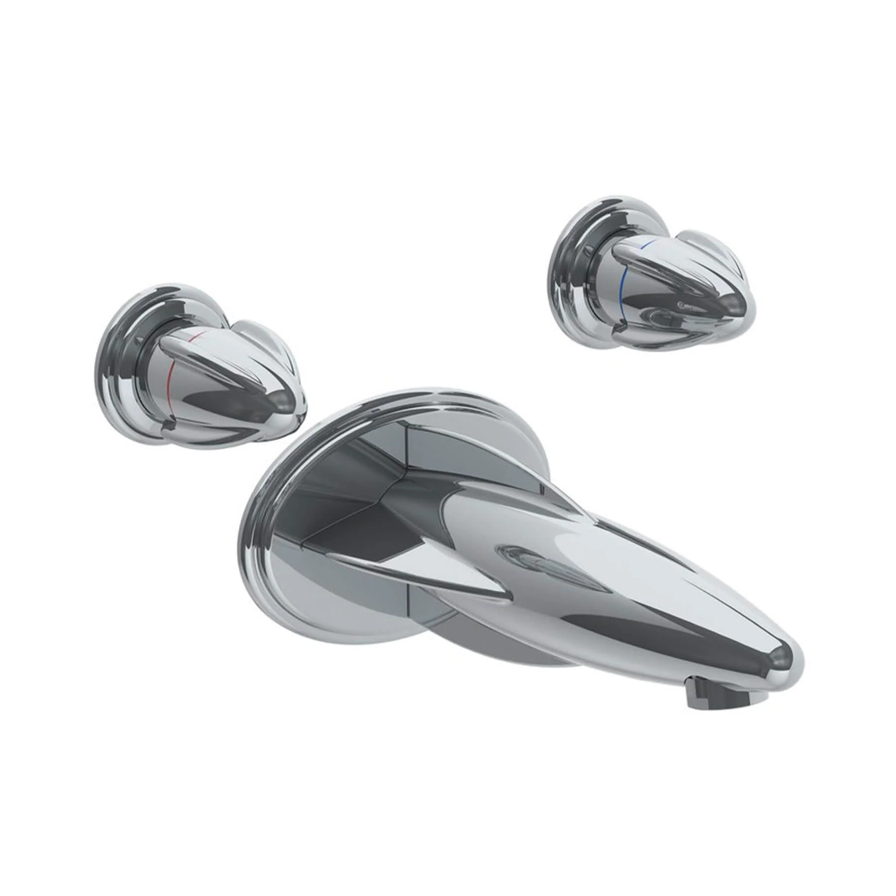 Lefroy Brooks Belle Aire Wall Mounted Bath Filler RH1172 - Image 4