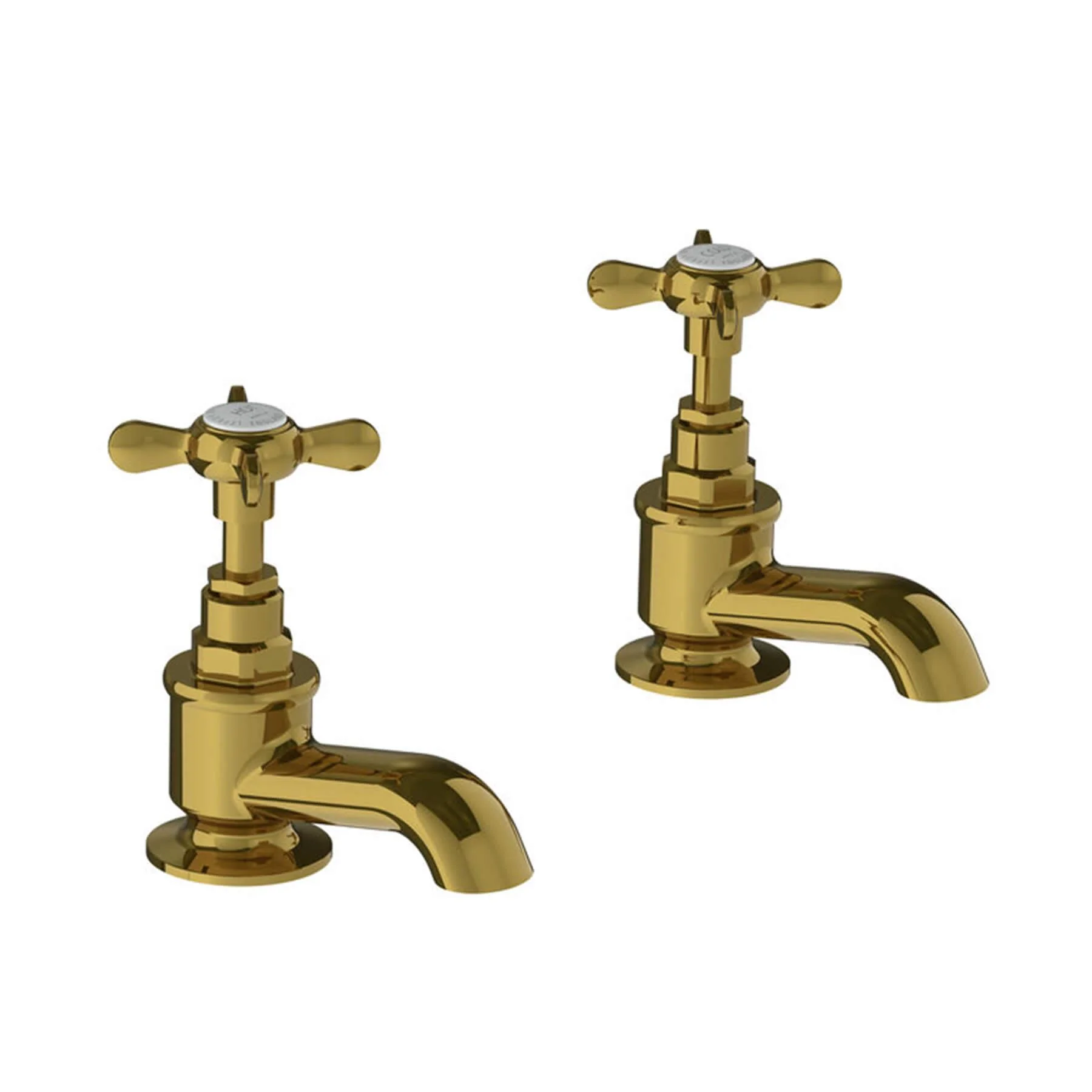 Lefroy Brooks Classic Bath Pillar Taps LB1154 - Image 4