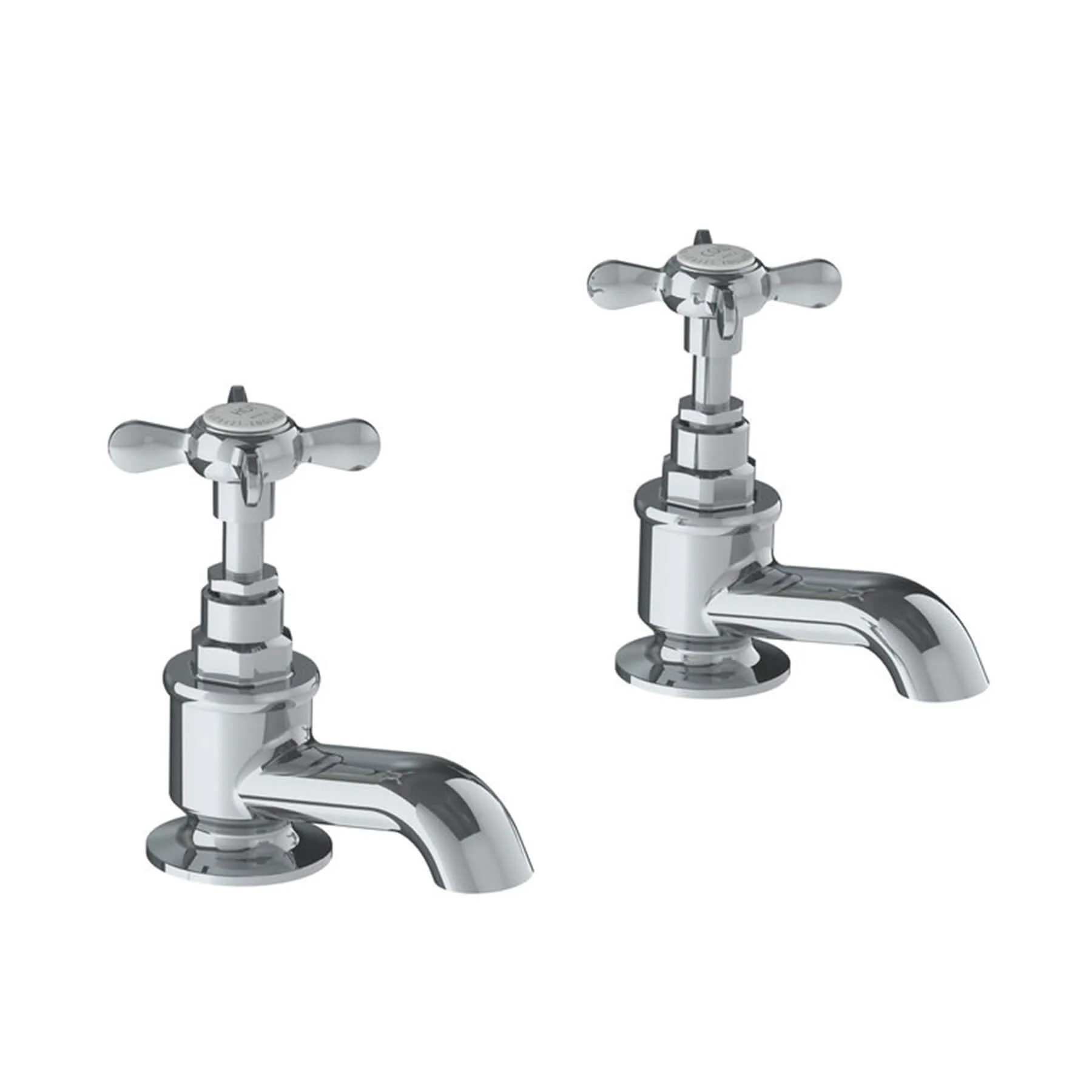 Lefroy Brooks Classic Bath Pillar Taps LB1154 - Image 5