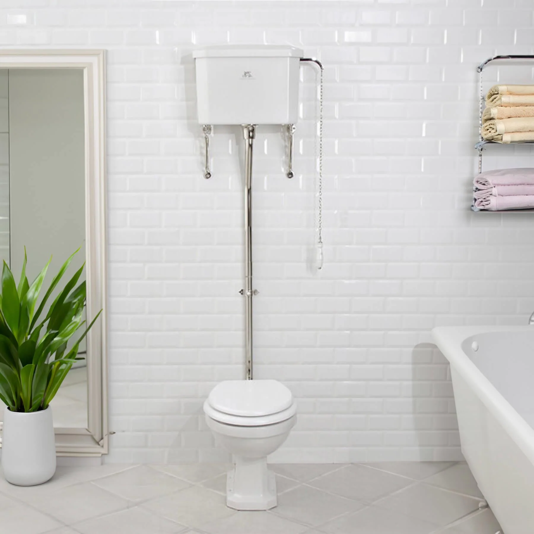 Lefroy Brooks Classic High Level Lavatory - Image 2