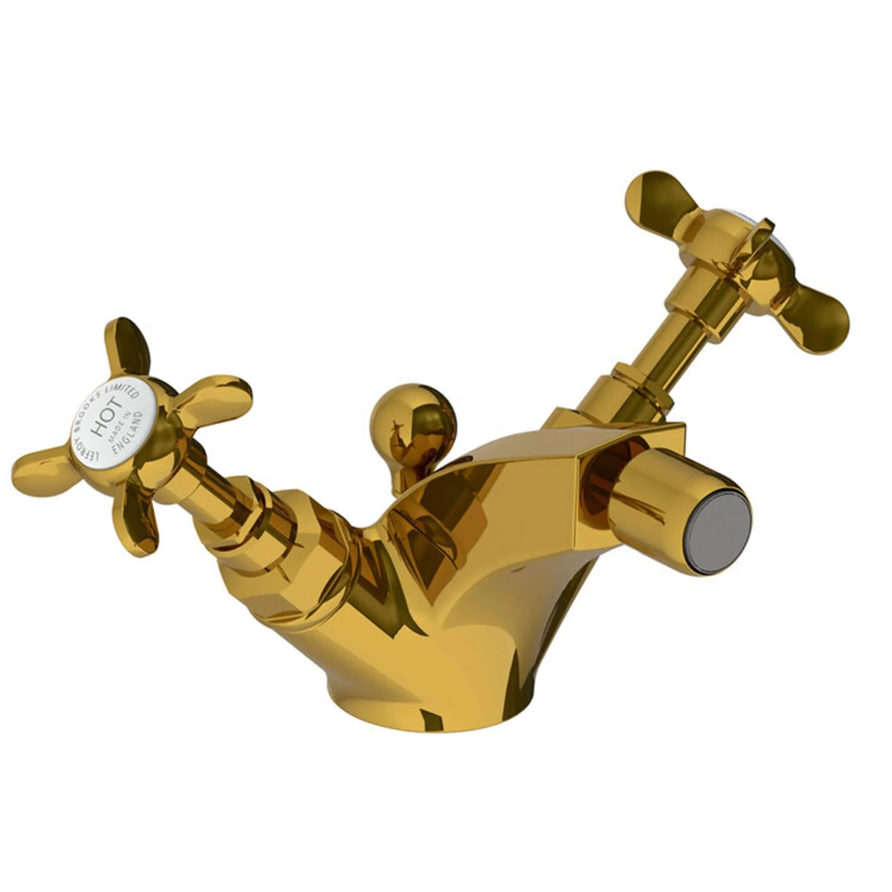 Lefroy Brooks Classic Mono Bidet Mixer with Pop-up Waste LB1195 - Image 4