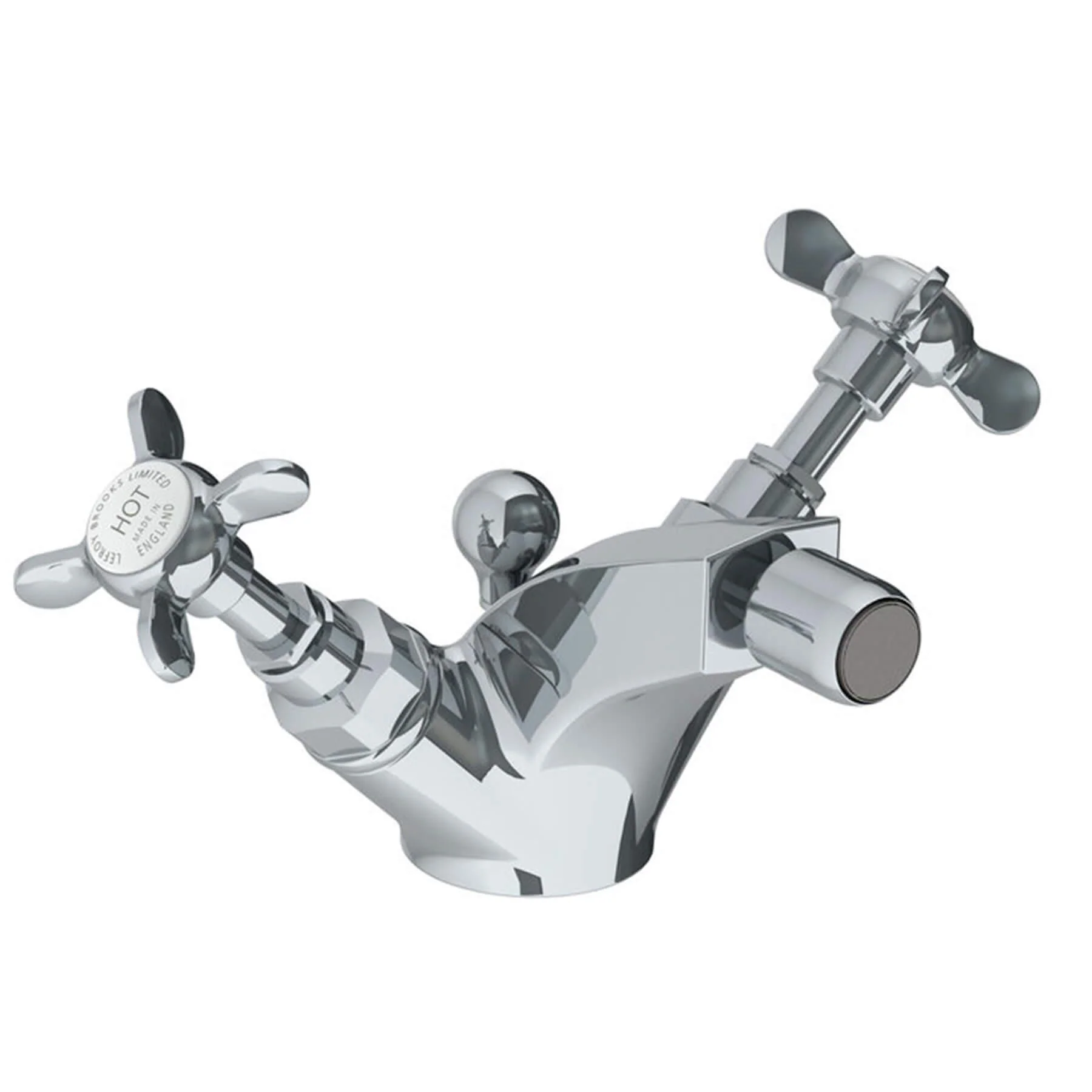 Lefroy Brooks Classic Mono Bidet Mixer with Pop-up Waste LB1195 - Image 5