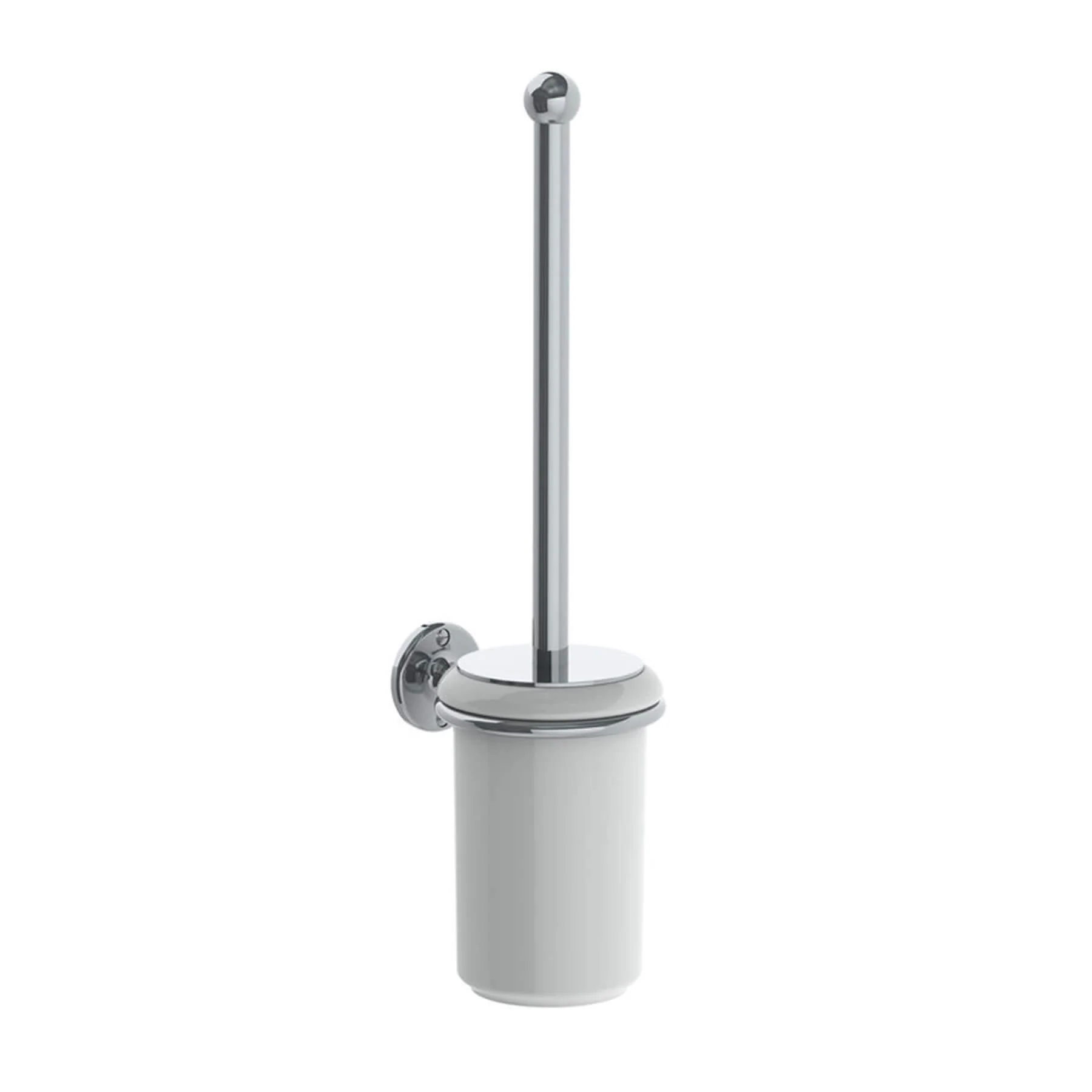 Lefroy Brooks Classic Wall Mounted Ceramic Pot & Brush 4503 - Image 10