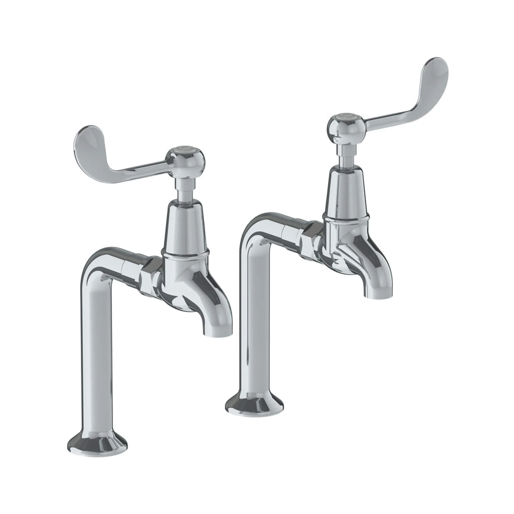 Lefroy Brooks Connaught Lever Kitchen Bibcock & Pillars CL1590 - Image 5
