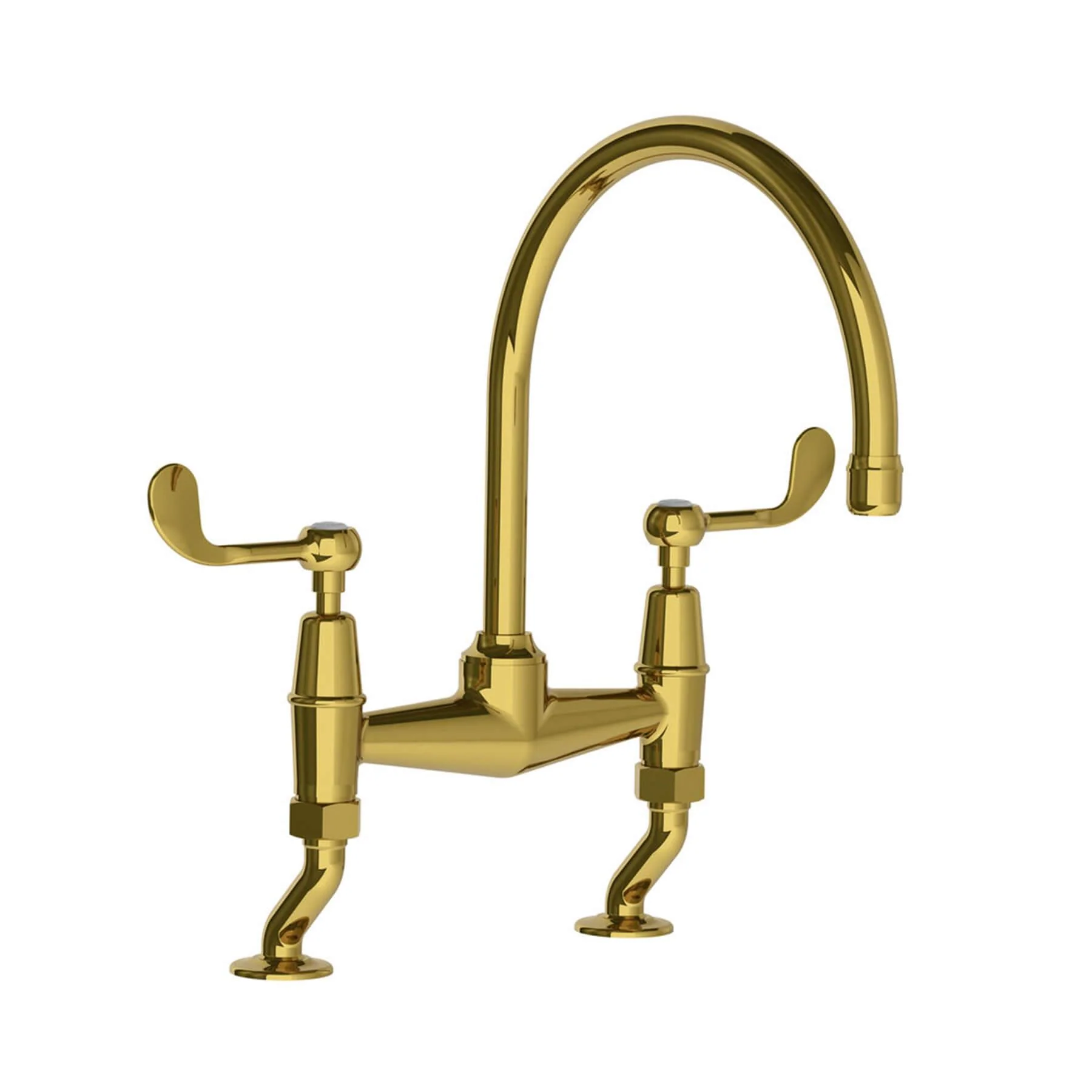 Lefroy Brooks Connaught Lever Kitchen Bridge Mixer CL1517 - Image 2