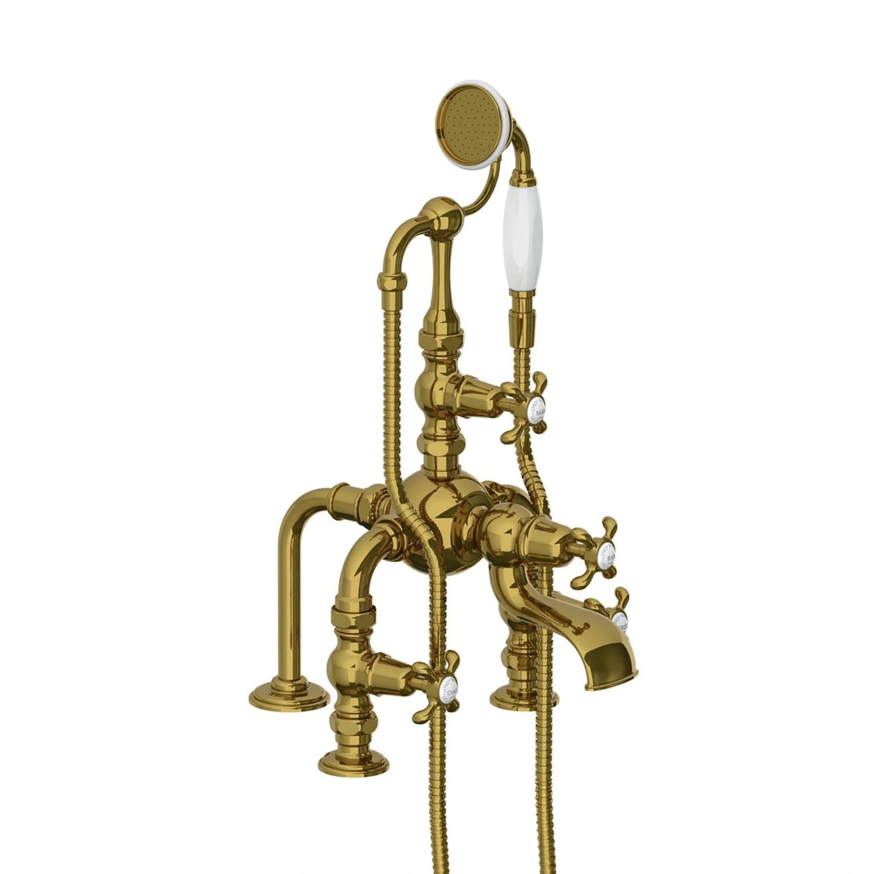 Lefroy Brooks La Chapelle Deck Mounted Bath Shower Mixer FH1140 - Image 3