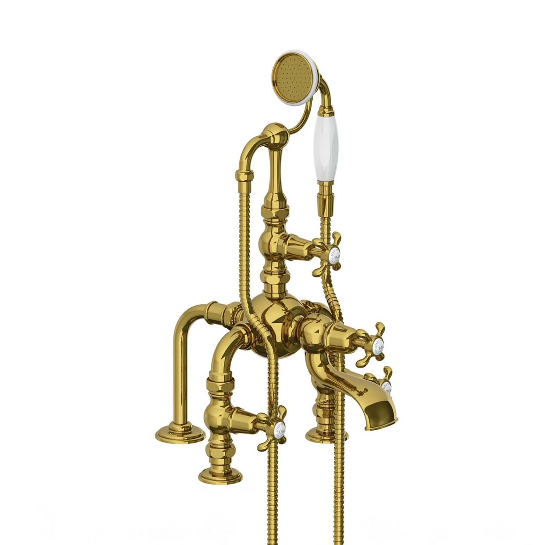 Lefroy Brooks La Chapelle Deck Mounted Bath Shower Mixer FH1140 - Image 4