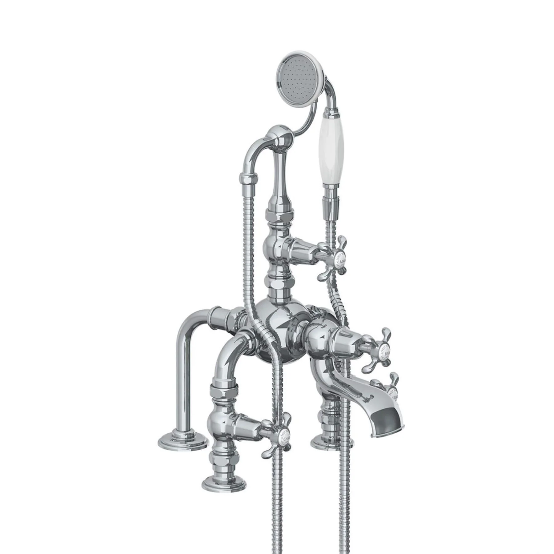 Lefroy Brooks La Chapelle Deck Mounted Bath Shower Mixer FH1140 - Image 5