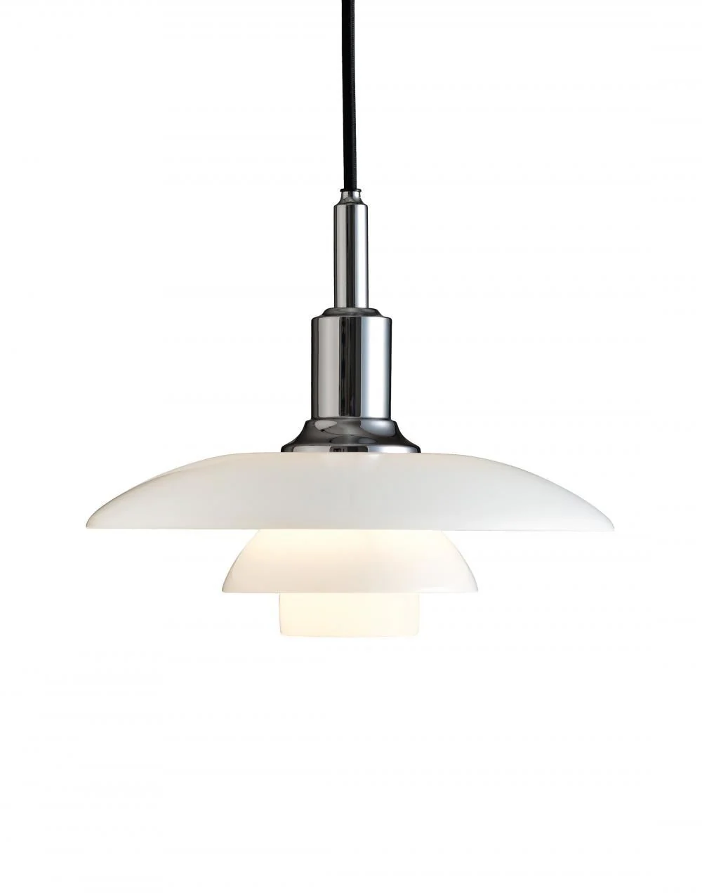 Louis Poulsen PH 2/1 Glass Pendant Light