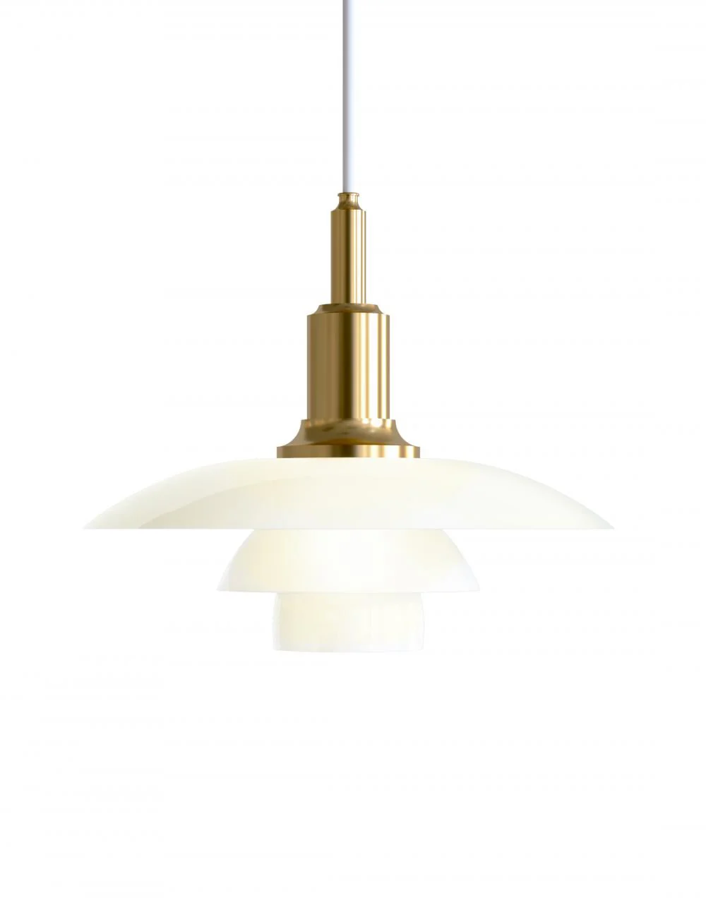 Louis Poulsen PH 3/2 Glass Pendant Light - Image 3