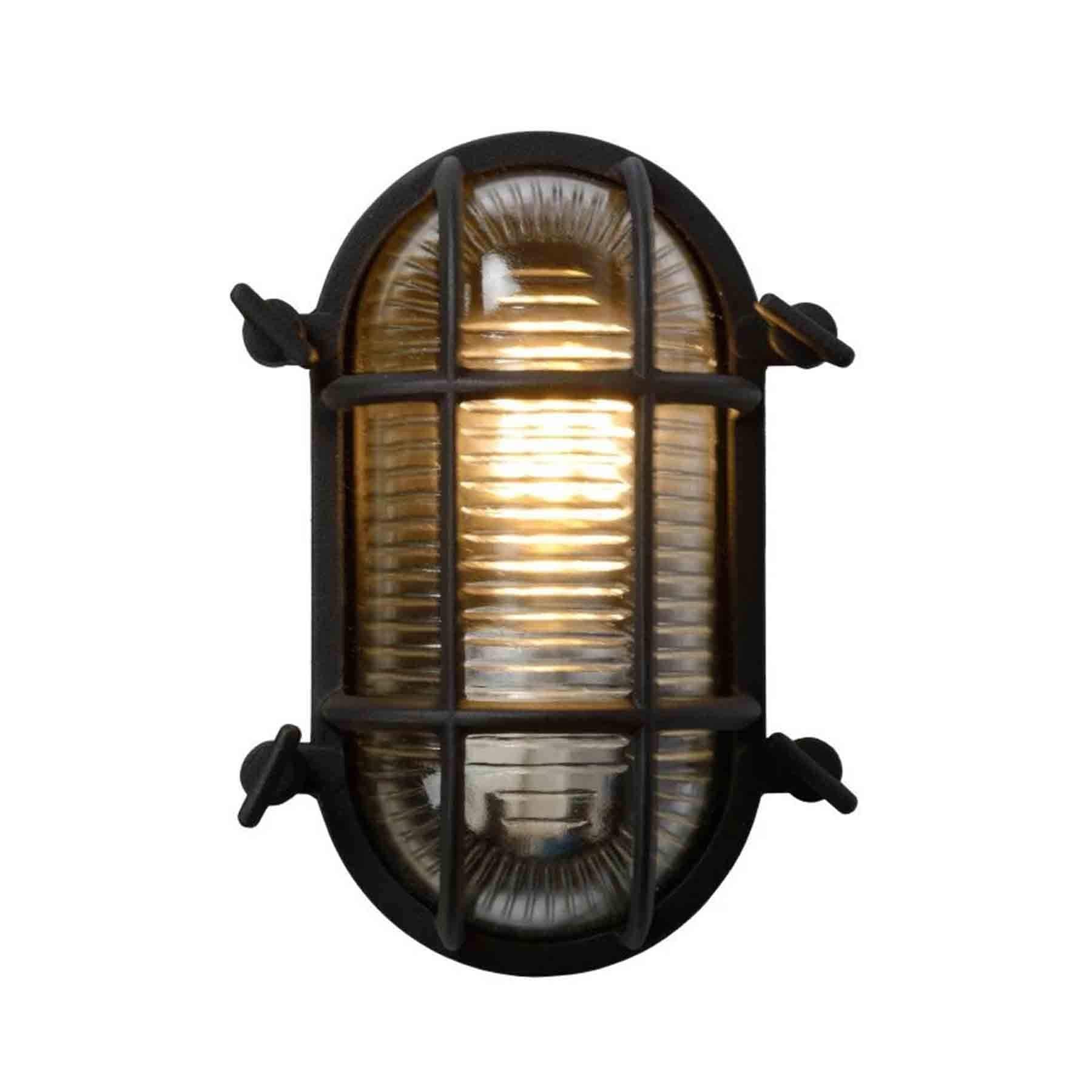 Lucide Dudley Outdoor Bulkhead Wall Light - Oval - Image 3