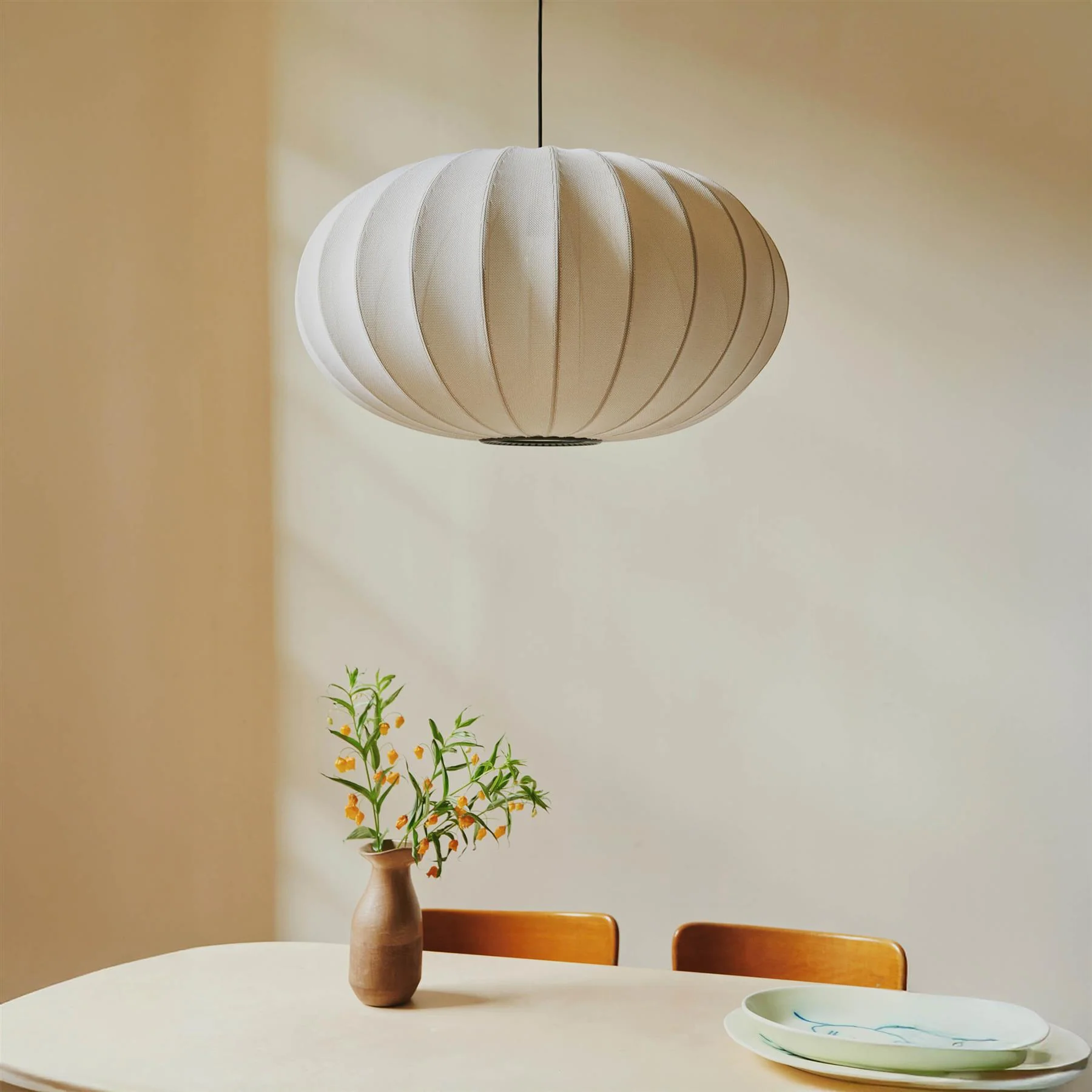 Made by Hand Knit-Wit LED Oval Pendant Light - Image 5