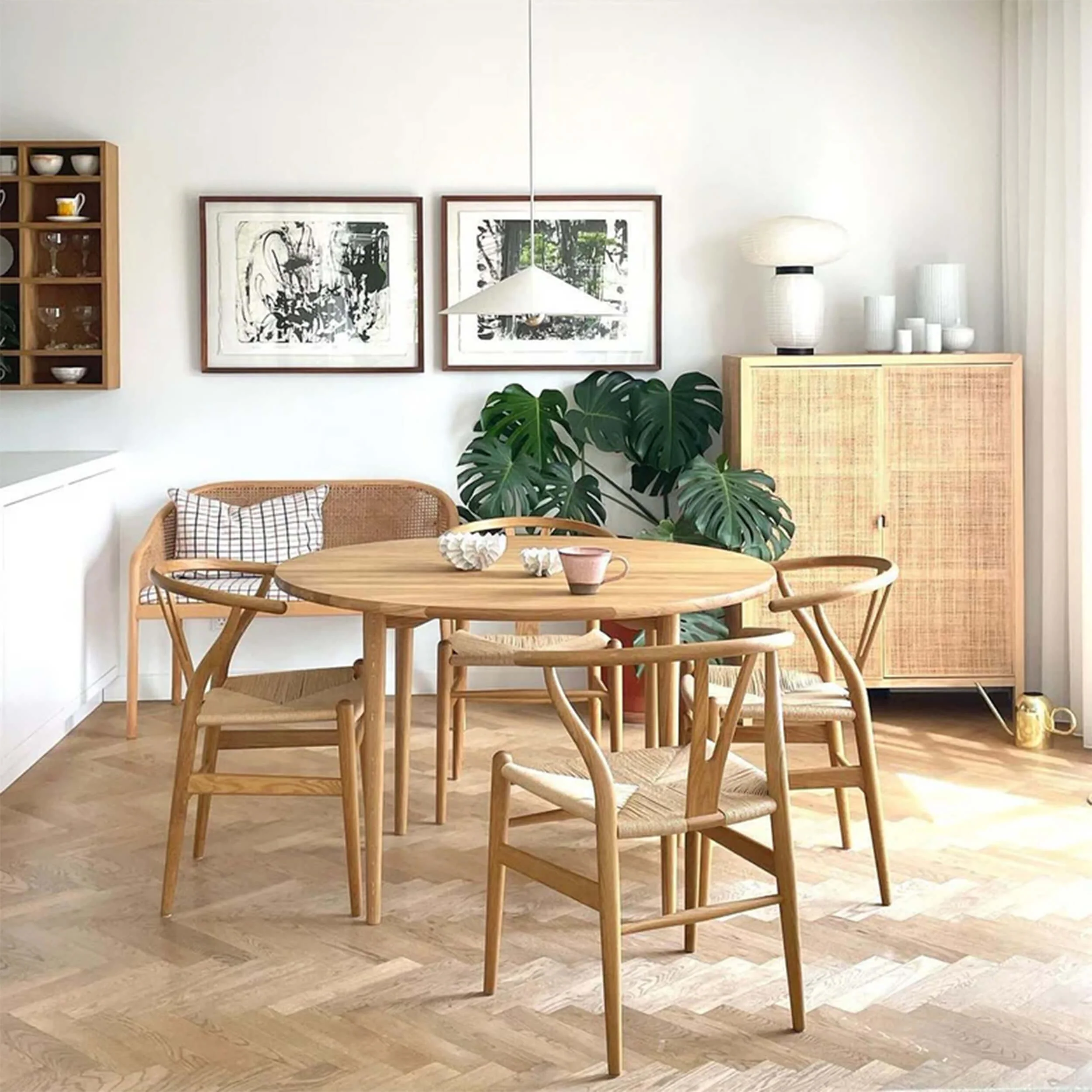 MAKE nordic Holmen Extendable Round Dining Table - Image 8