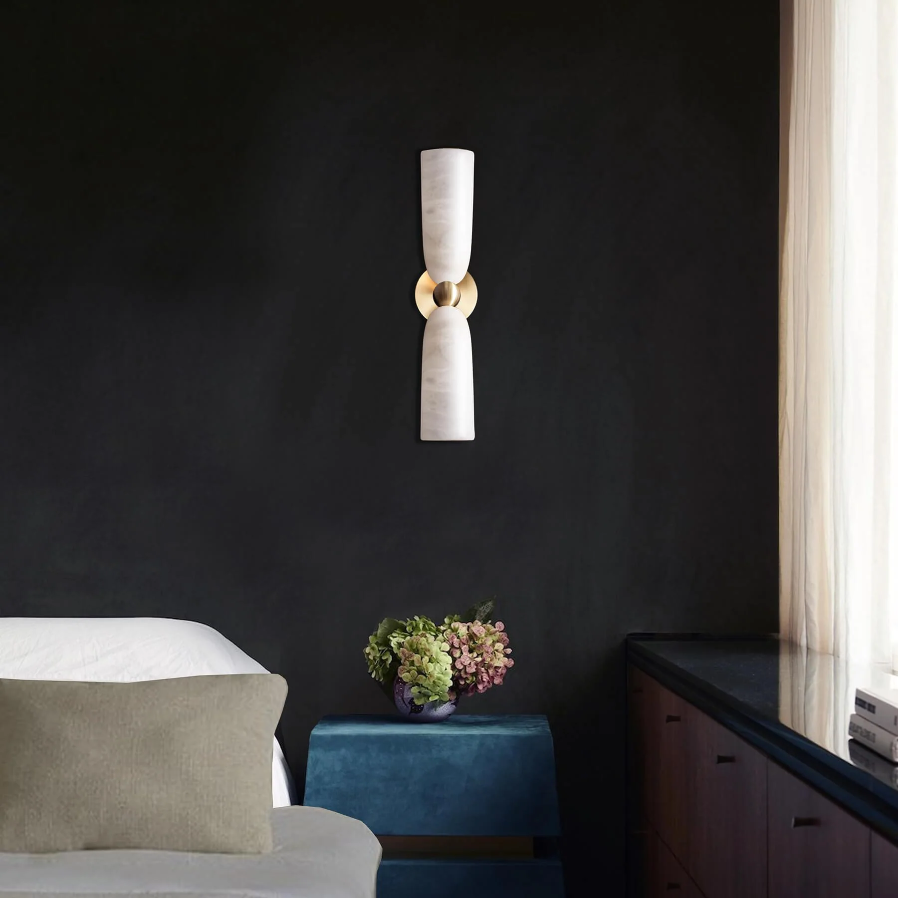 Marc Wood Figure Double Wall Light - Image 3