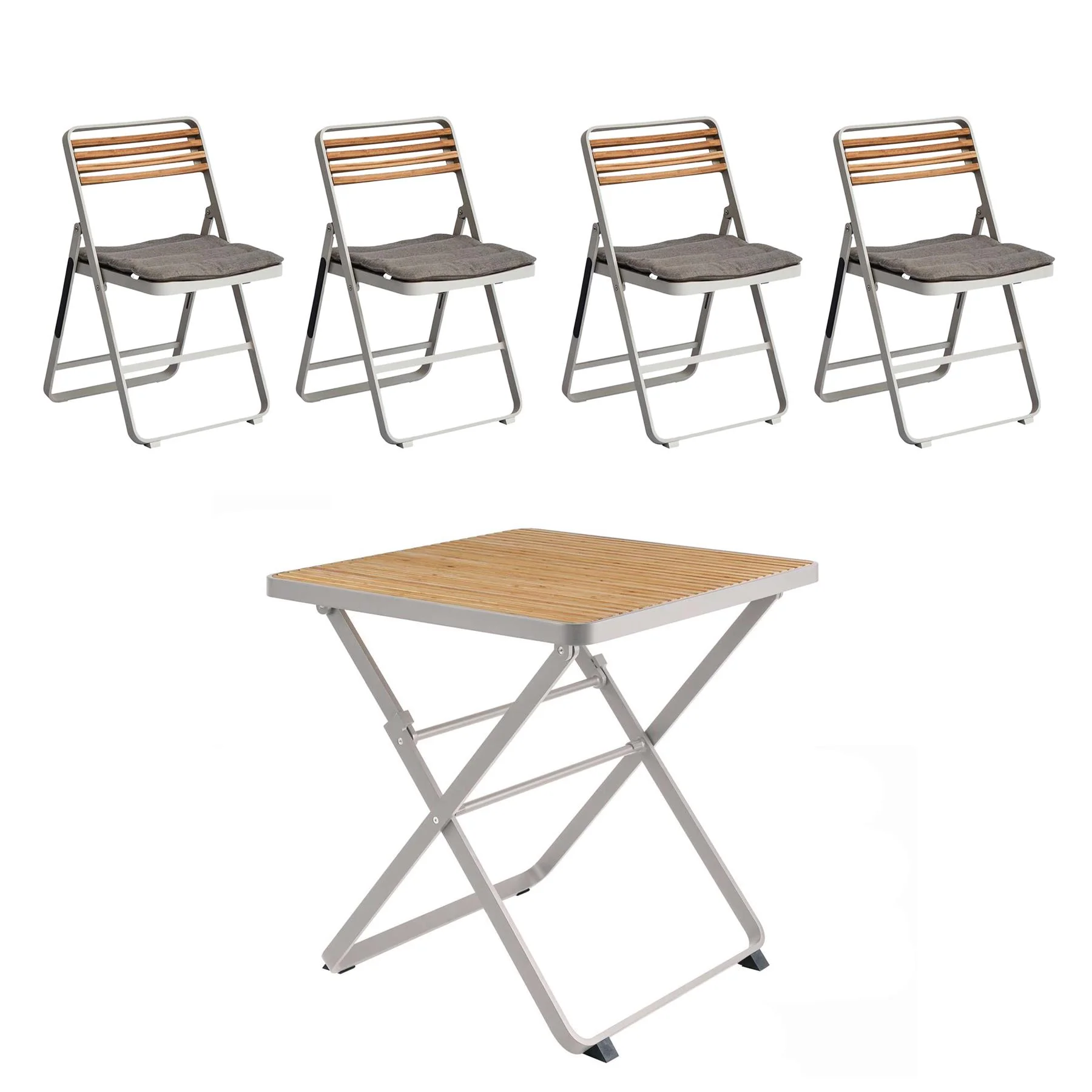 Mindo 121 Folding Outdoor Dining Set - Large - Image 10