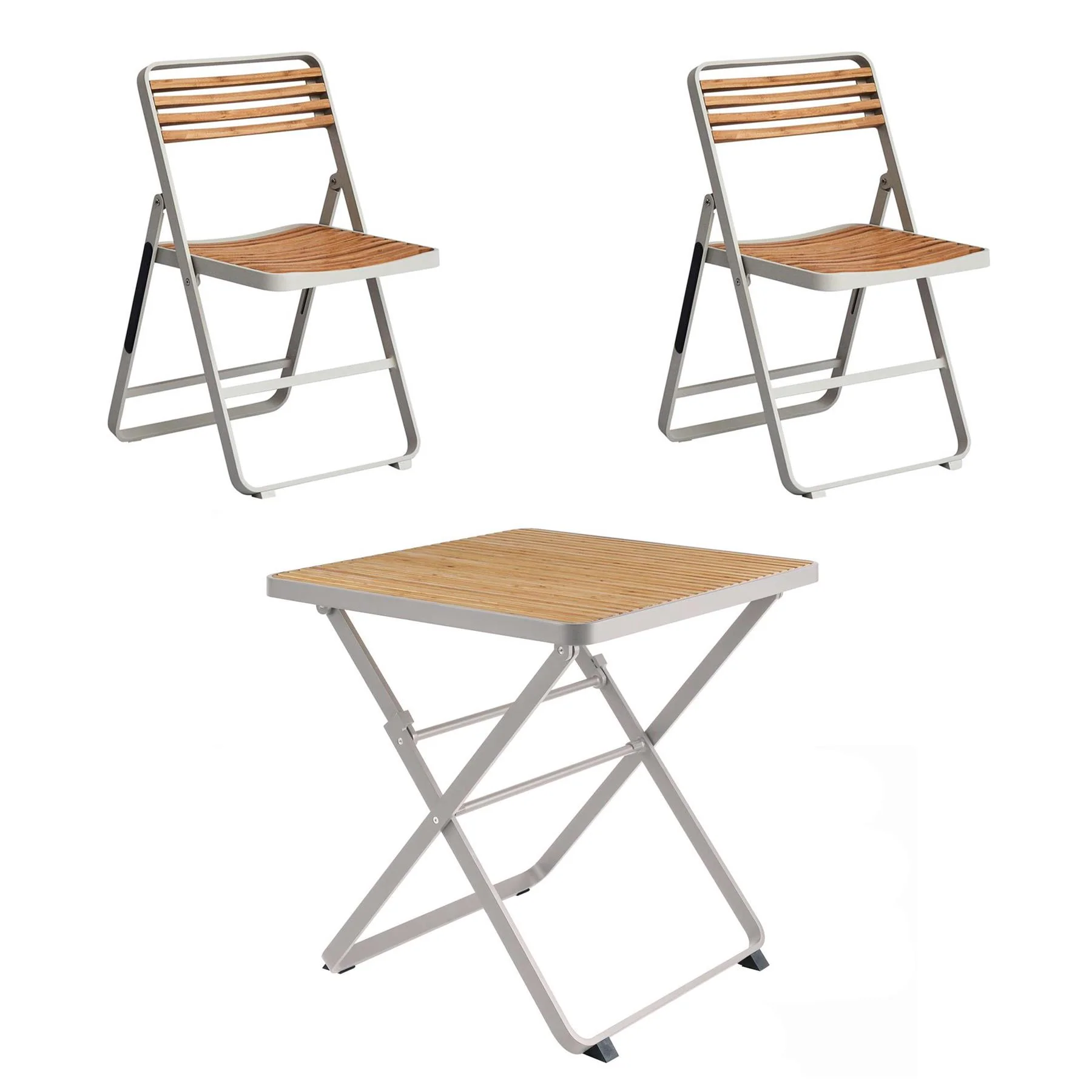 Mindo 121 Folding Outdoor Dining Set - Small - Image 10