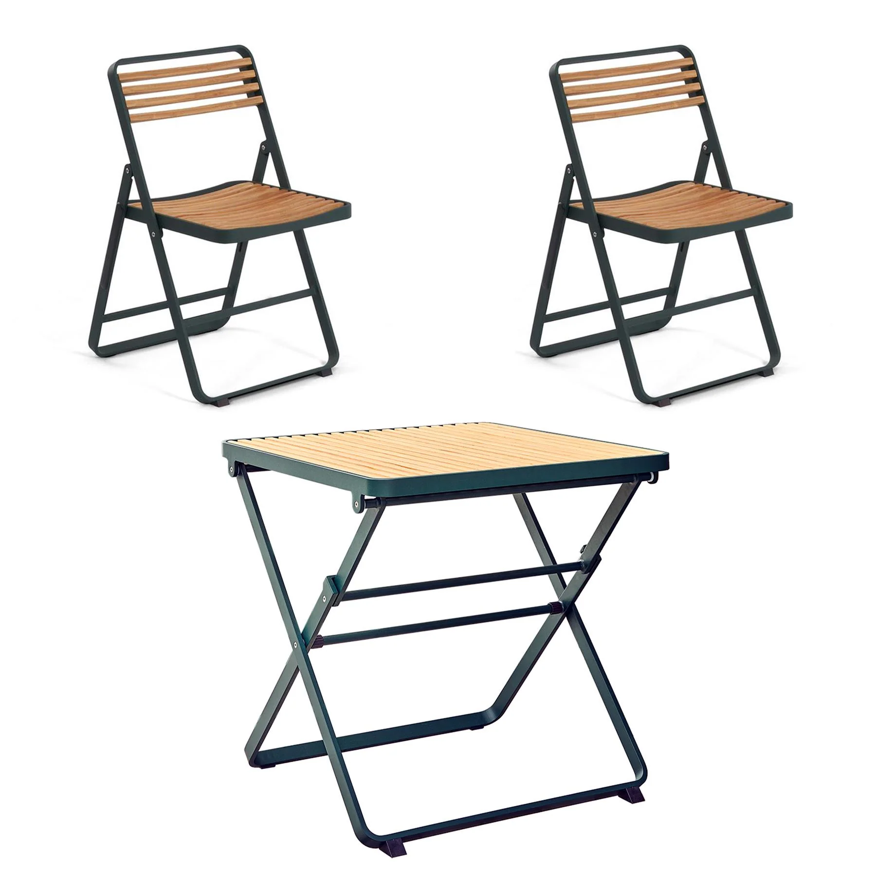 Mindo 121 Folding Outdoor Dining Set - Small - Image 8