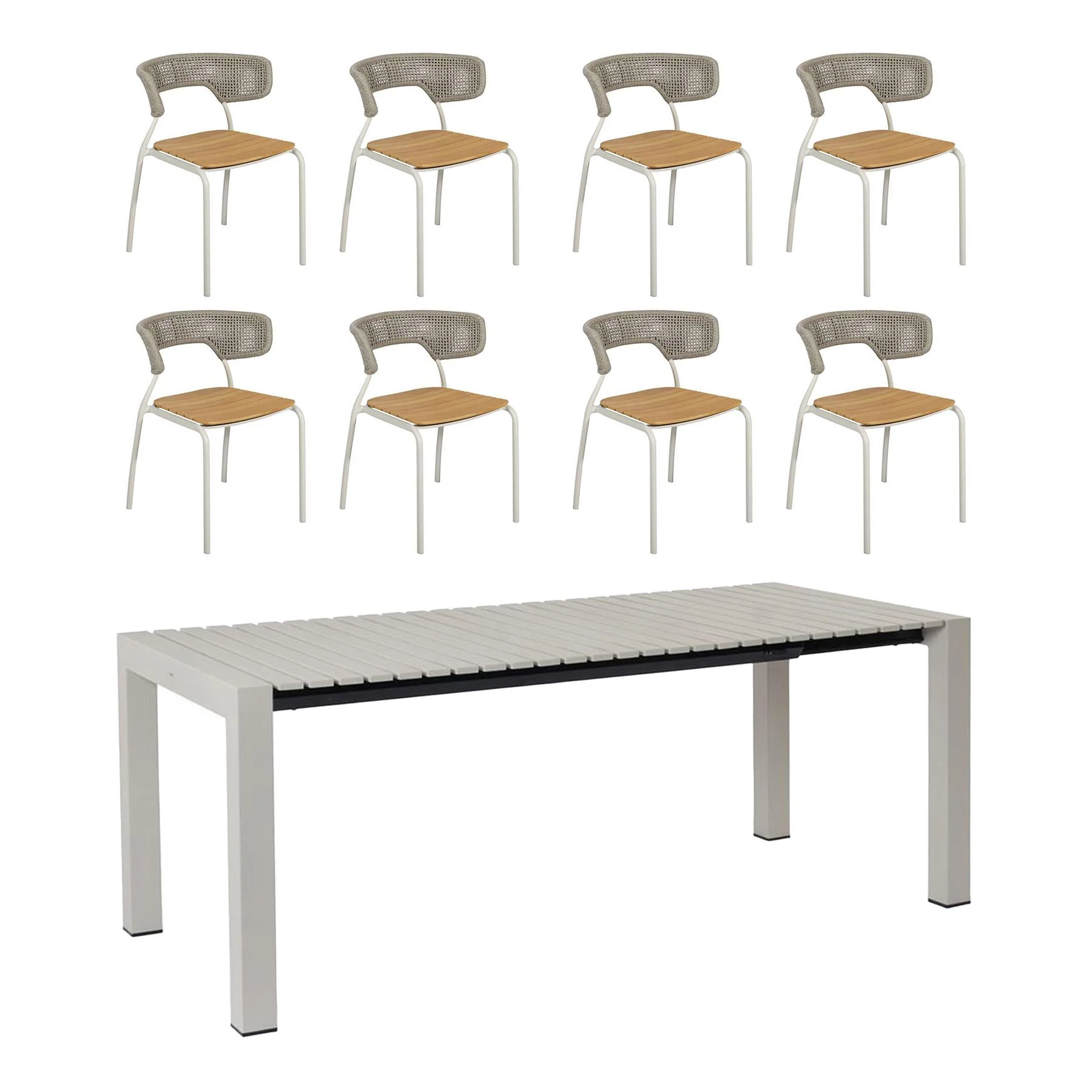Mindo Extendable Outdoor Dining Set - Curated by Holloways of Ludlow - Image 8