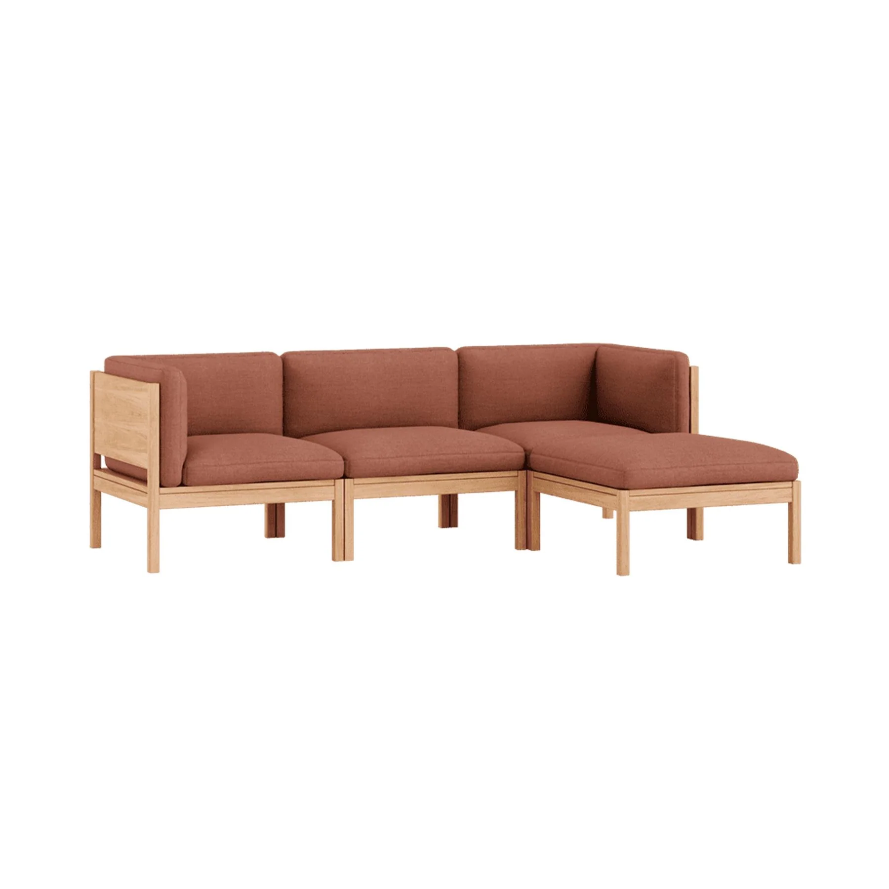 MOEBE Modular 3 Seater Sofa Set with Chaise - Image 20