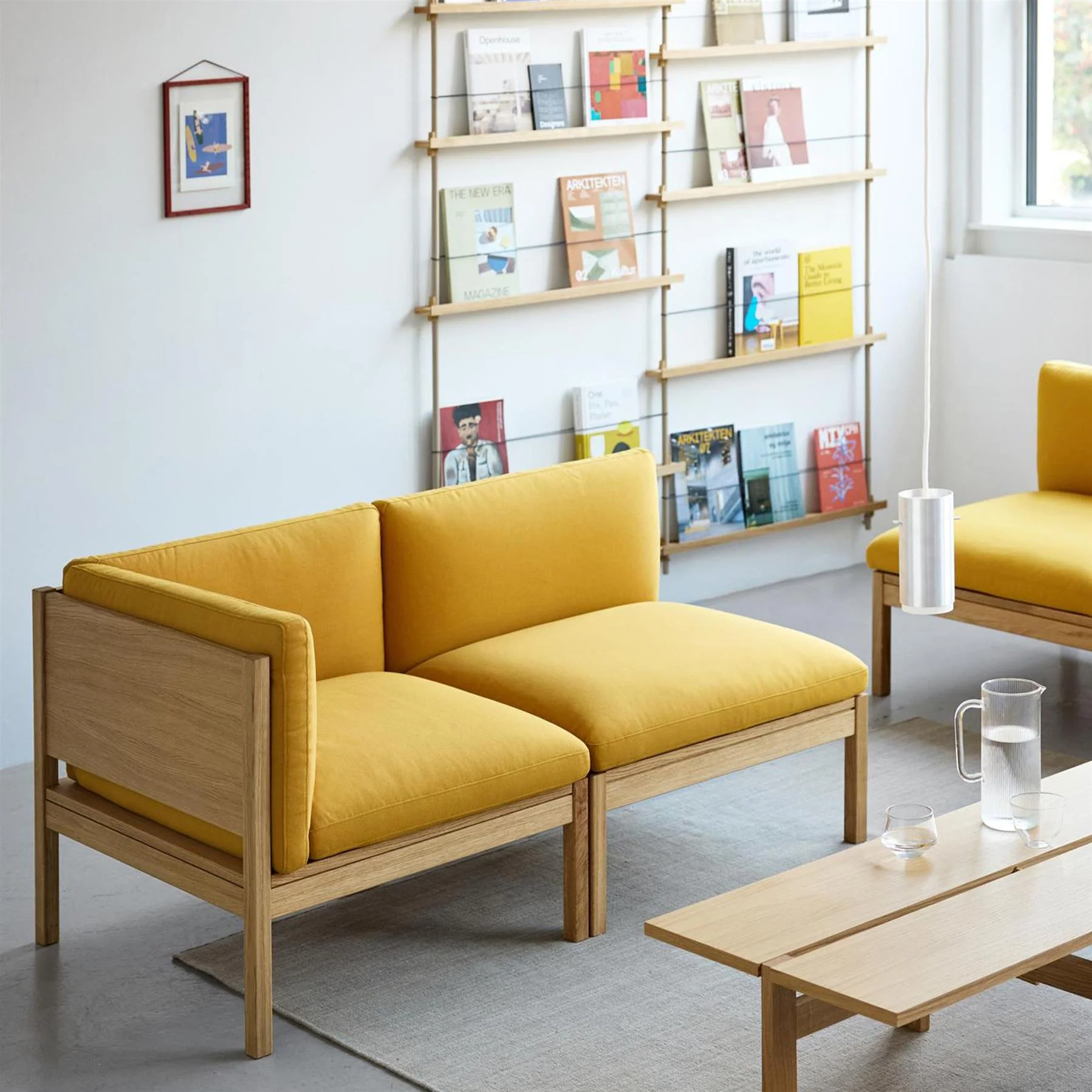 MOEBE Modular 3 Seater Sofa Set with Chaise - Image 3