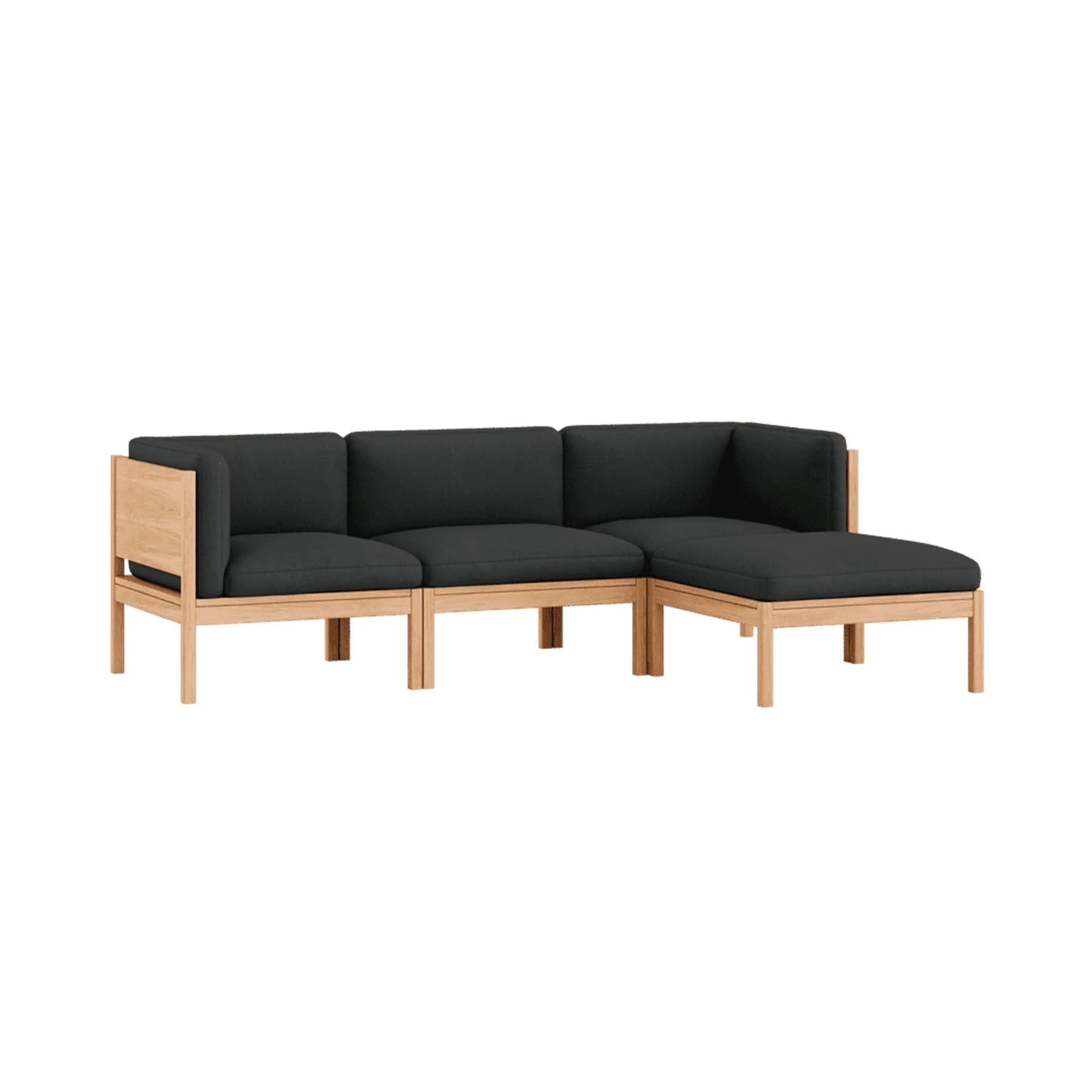MOEBE Modular 3 Seater Sofa Set with Chaise - Image 7