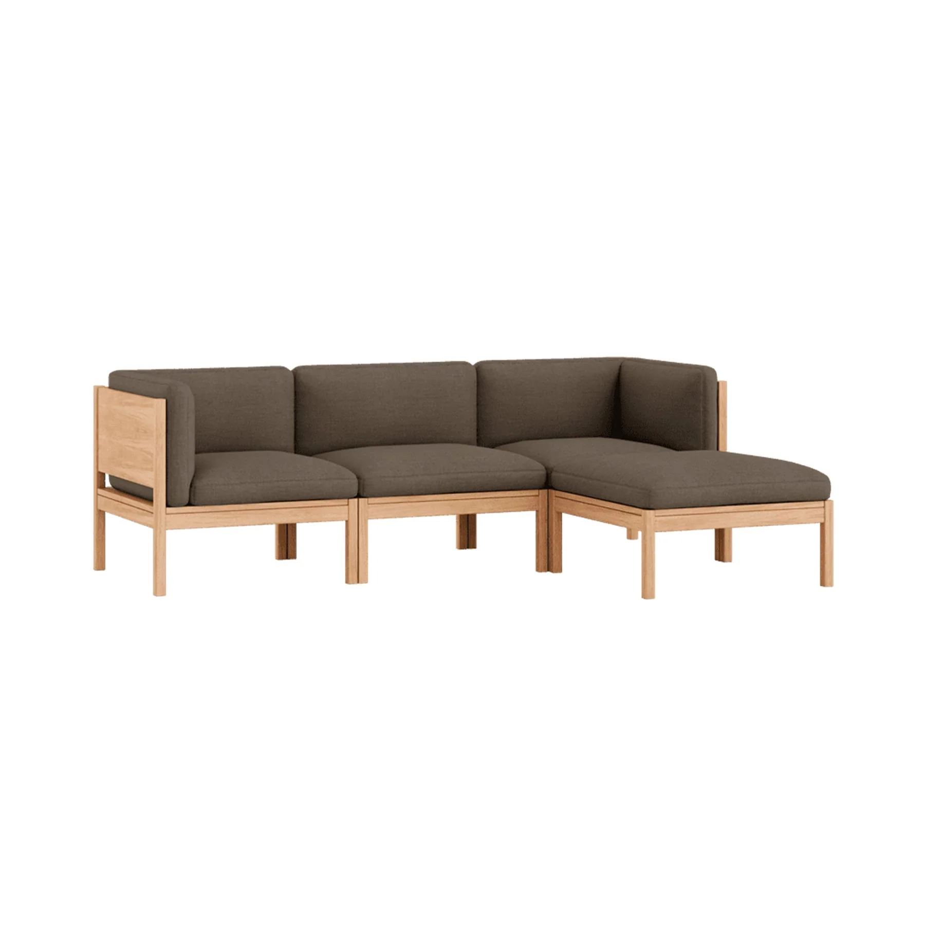 MOEBE Modular 3 Seater Sofa Set with Chaise - Image 8
