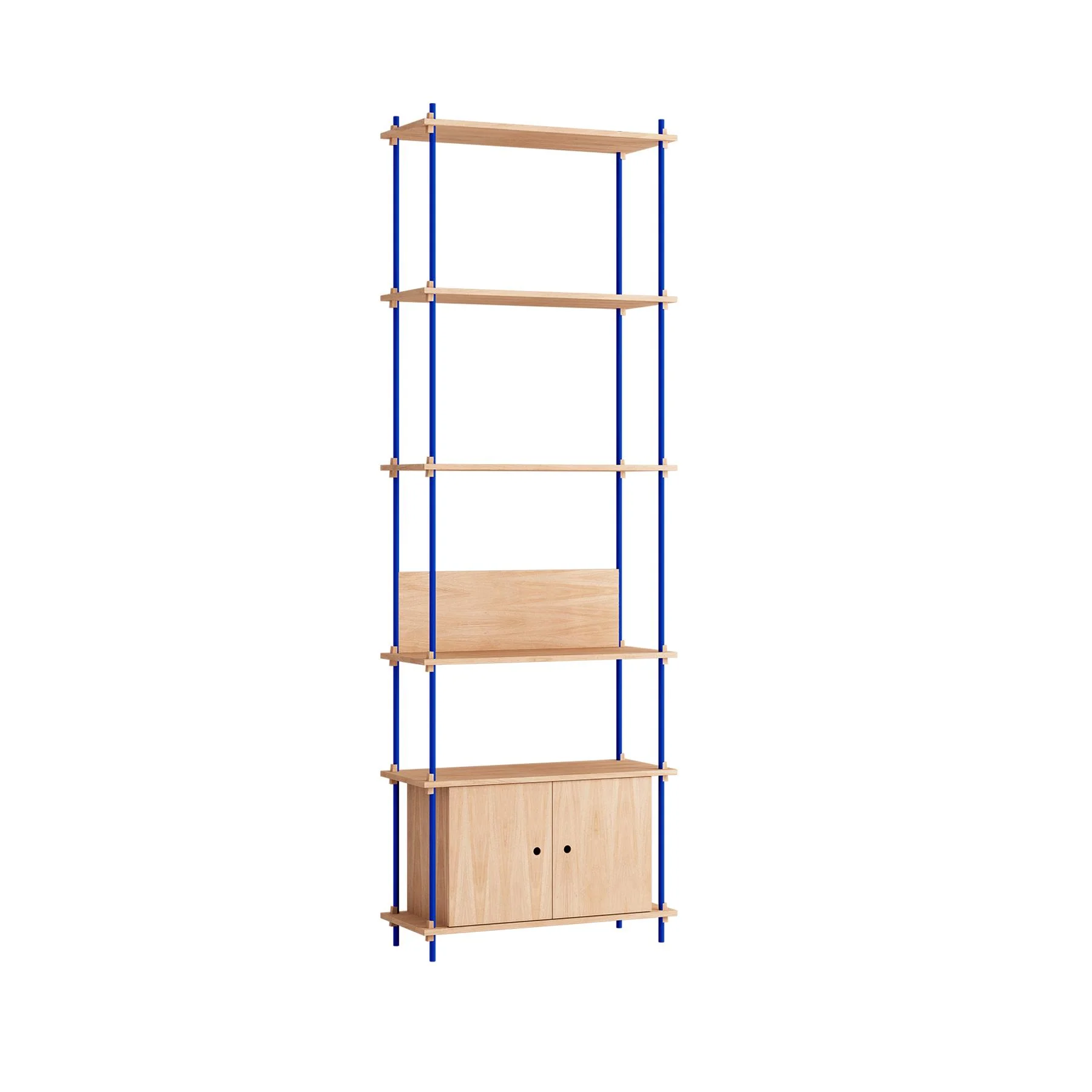 MOEBE Single Shelving System with Cabinet and L Shelf - Image 8