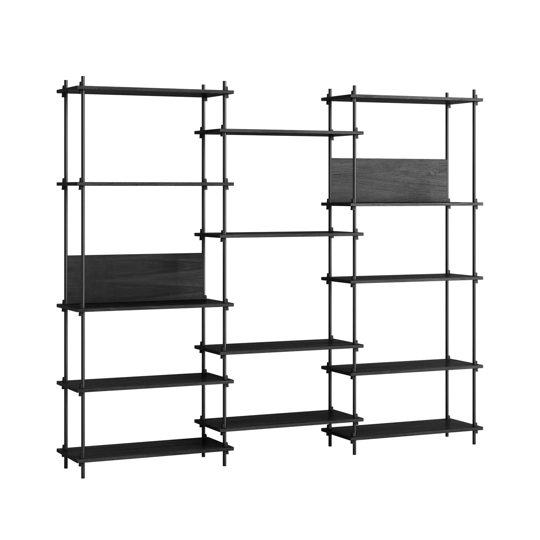 MOEBE Triple Shelving System with 2 L Shelves - Image 7