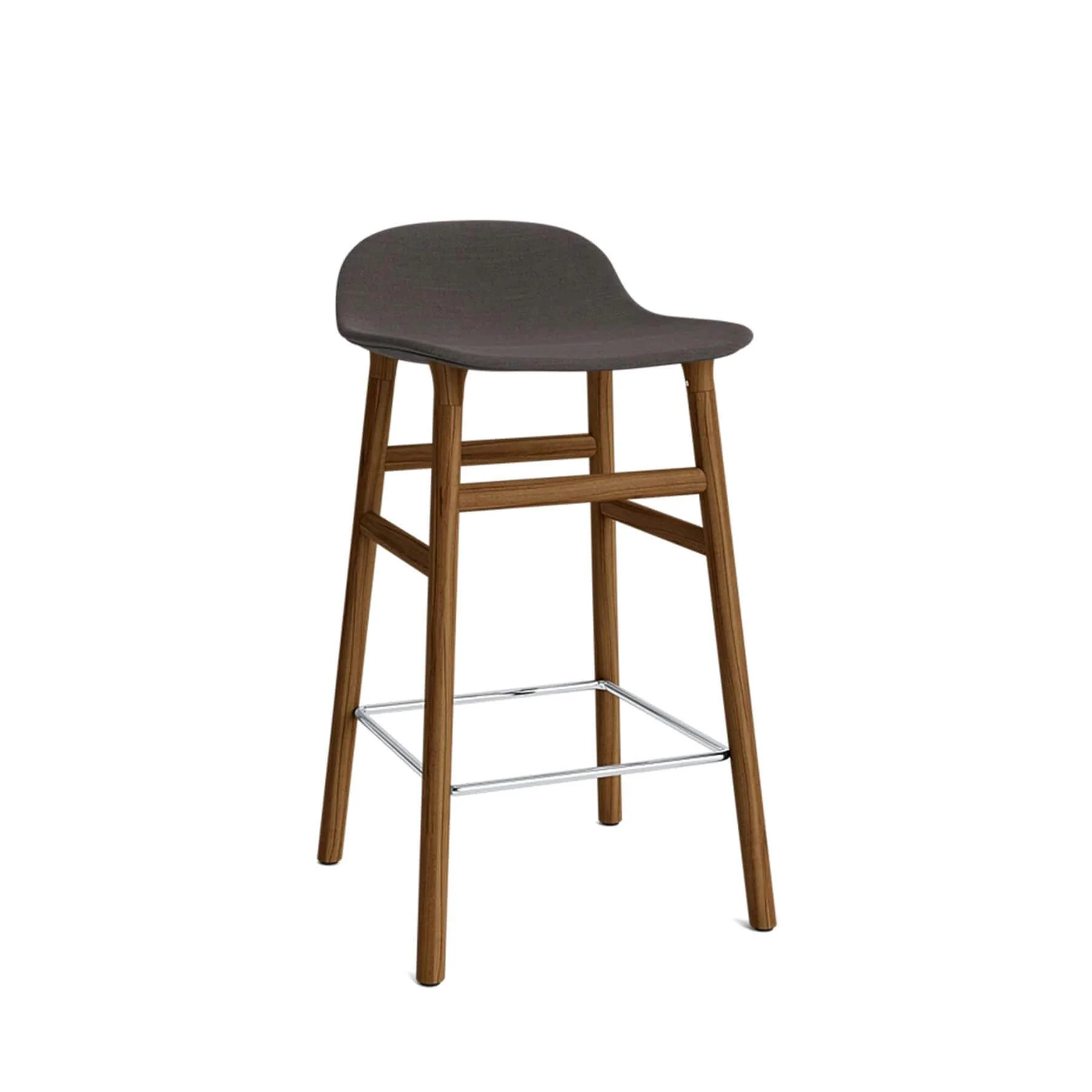 Normann Copenhagen Form Barstool, Upholstered with Wood Legs - Image 31