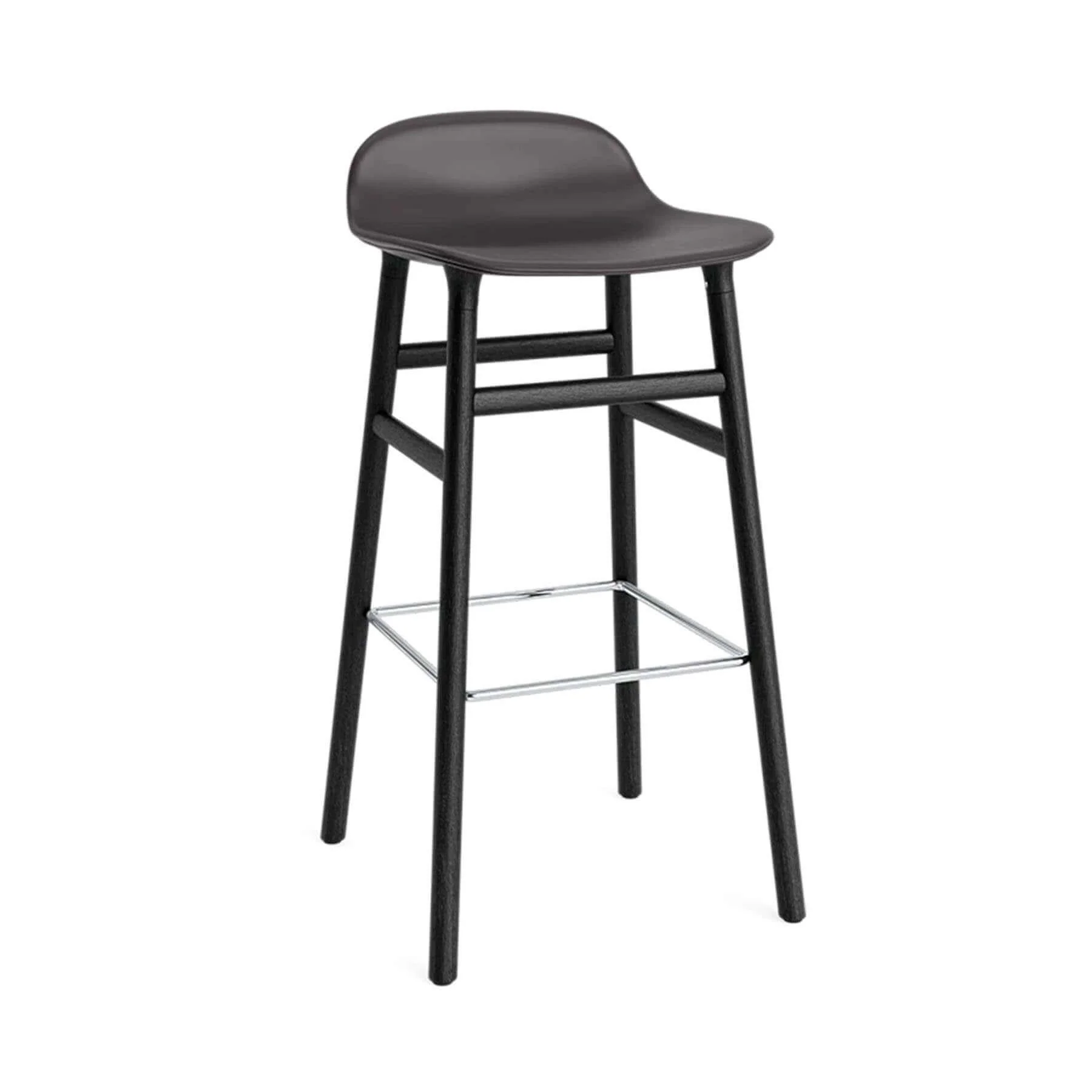 Normann Copenhagen Form Barstool, Upholstered with Wood Legs - Image 37