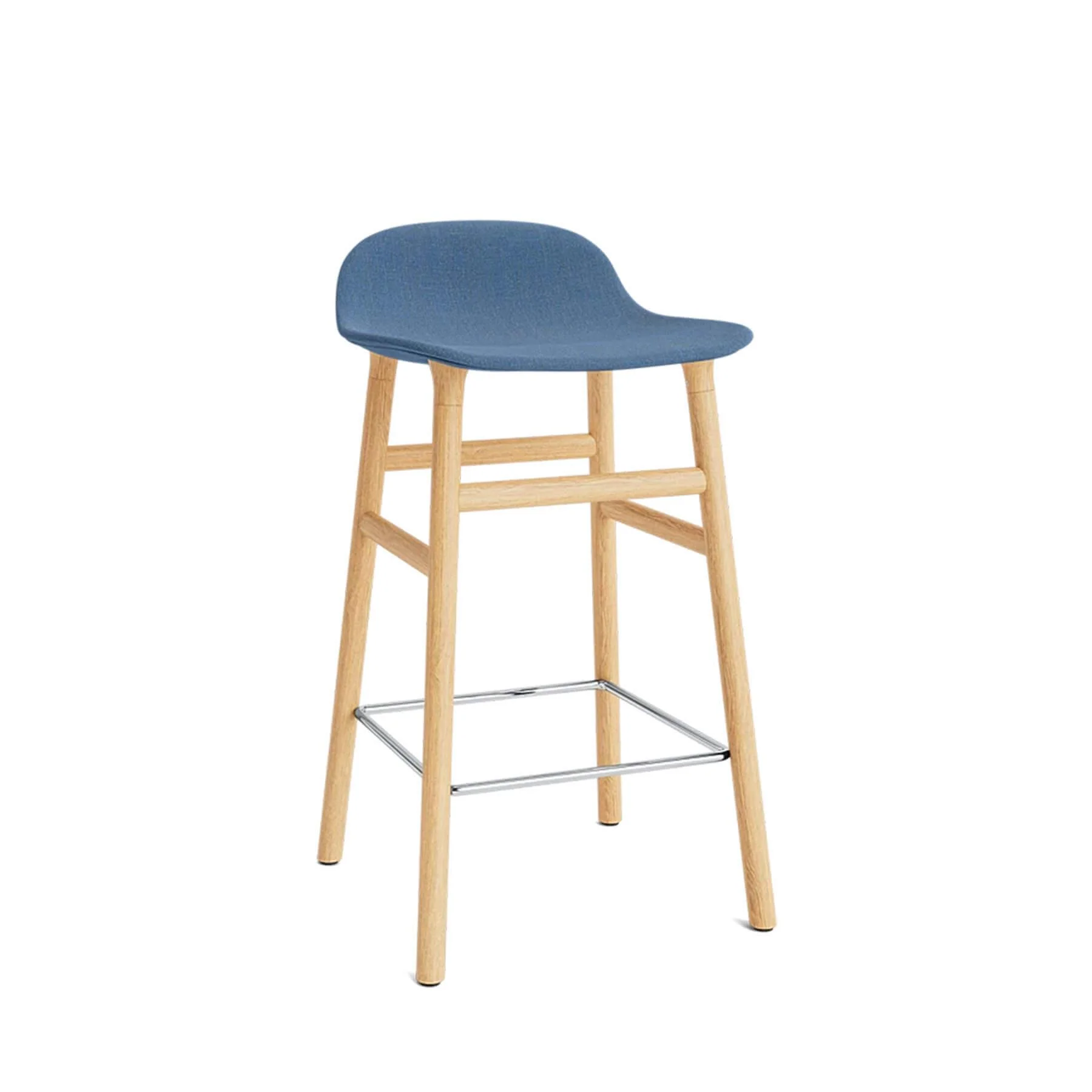Normann Copenhagen Form Barstool, Upholstered with Wood Legs - Image 41