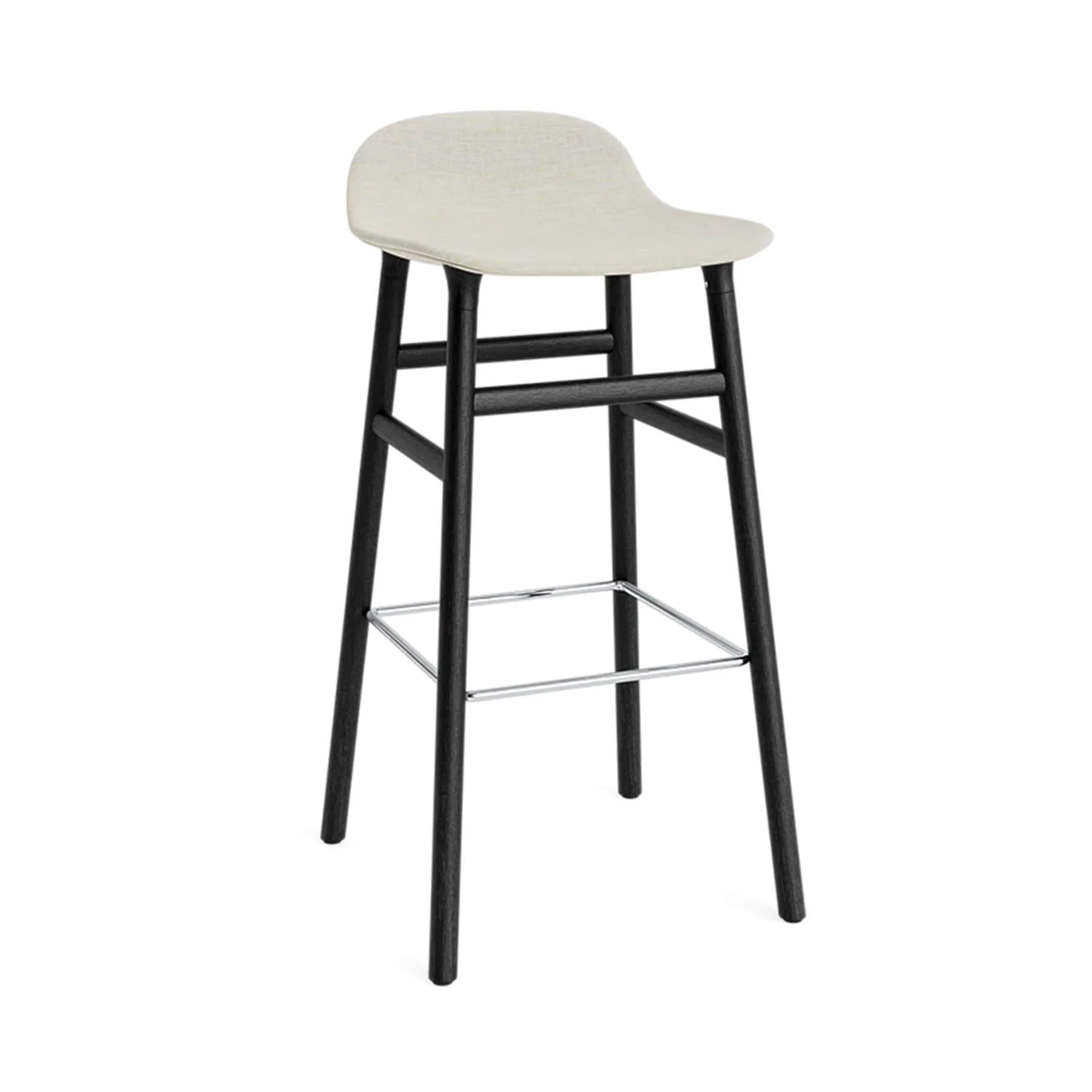 Normann Copenhagen Form Barstool, Upholstered with Wood Legs - Image 46