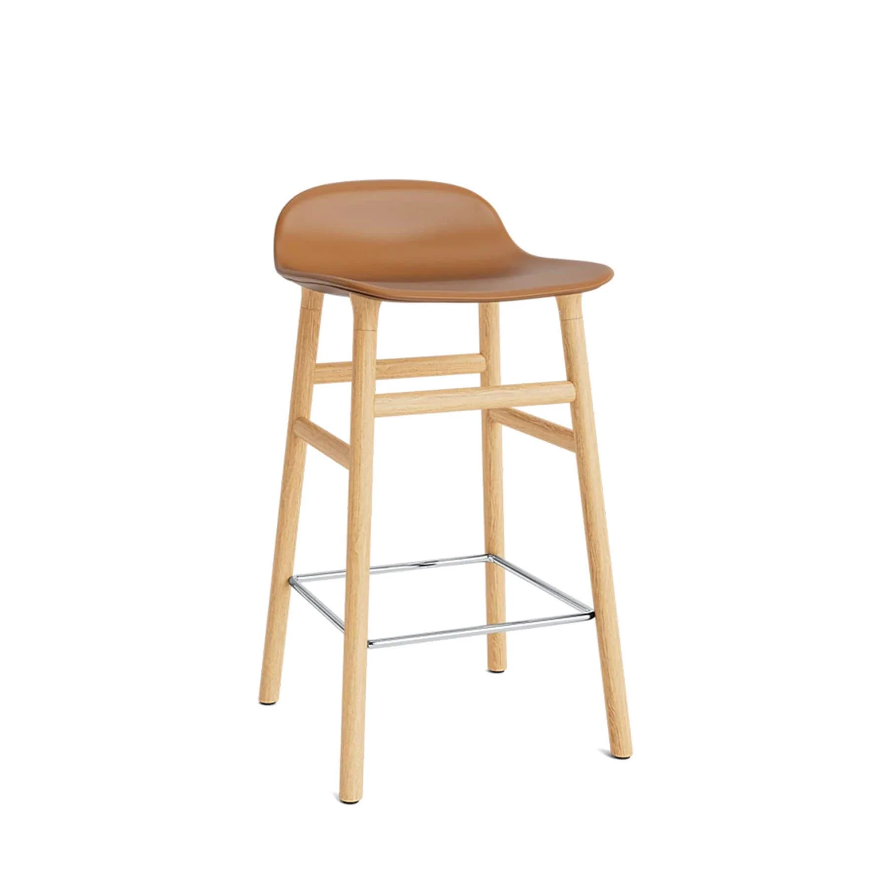 Normann Copenhagen Form Barstool, Upholstered with Wood Legs - Image 50