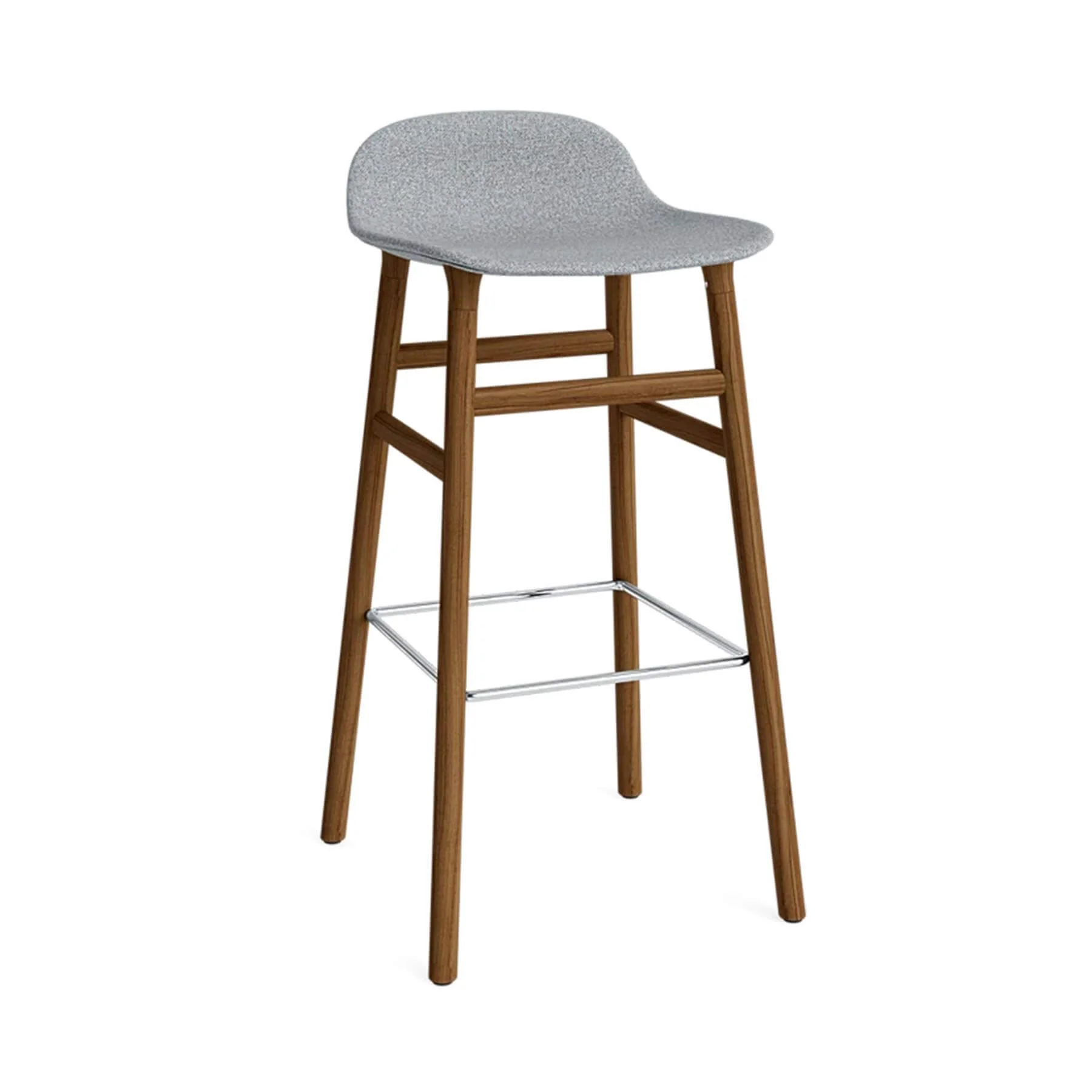 Normann Copenhagen Form Barstool, Upholstered with Wood Legs - Image 56