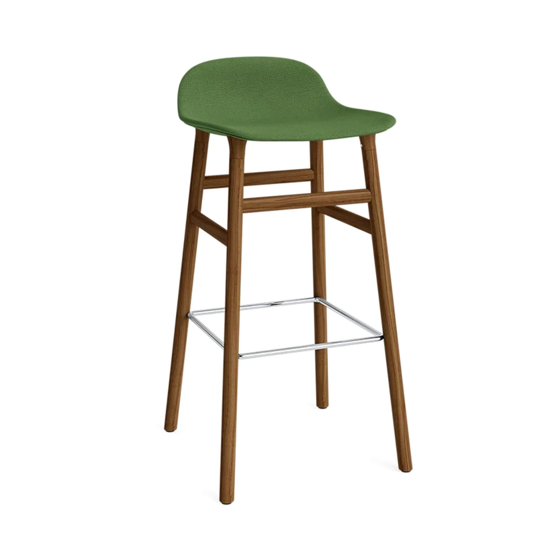 Normann Copenhagen Form Barstool, Upholstered with Wood Legs - Image 60
