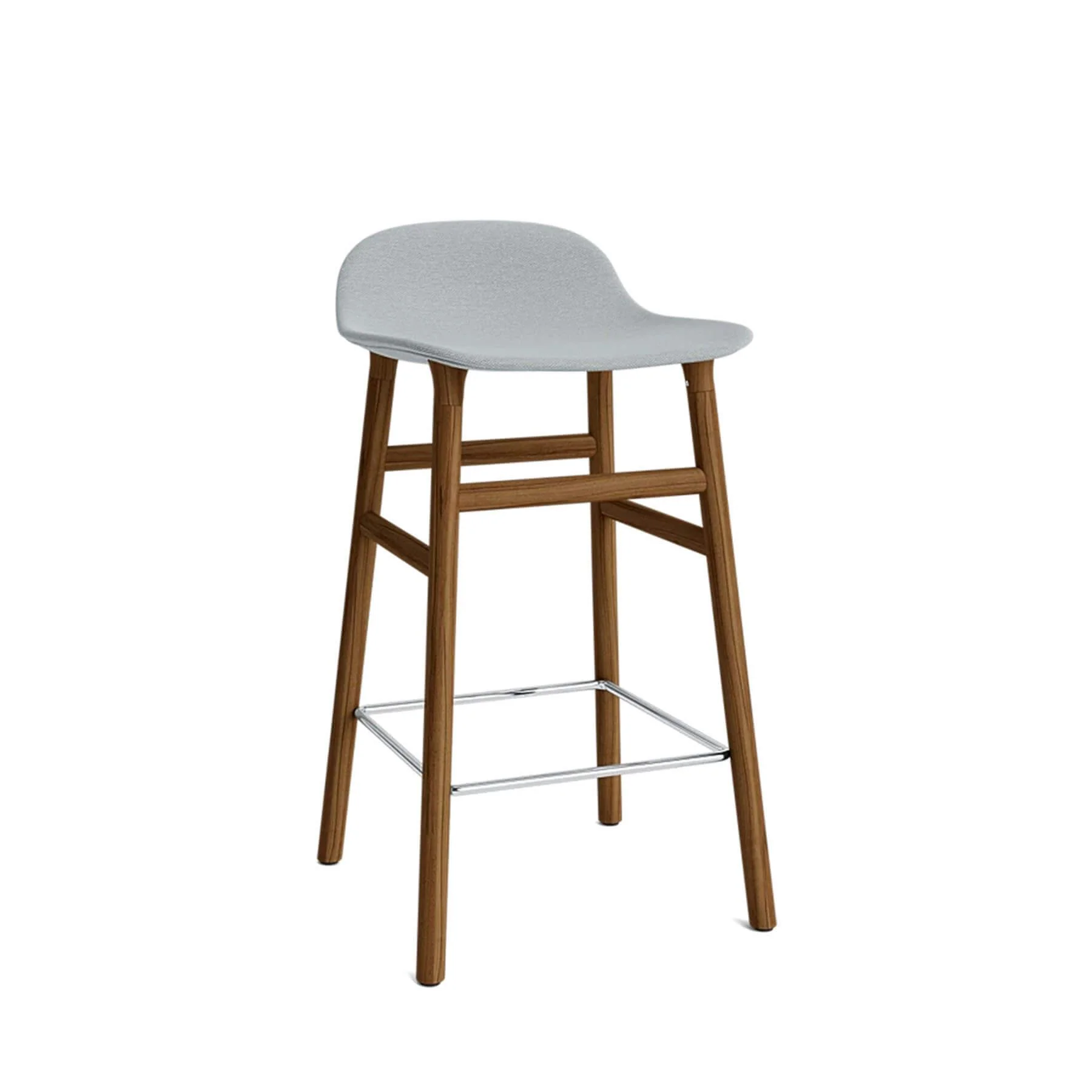 Normann Copenhagen Form Barstool, Upholstered with Wood Legs - Image 88