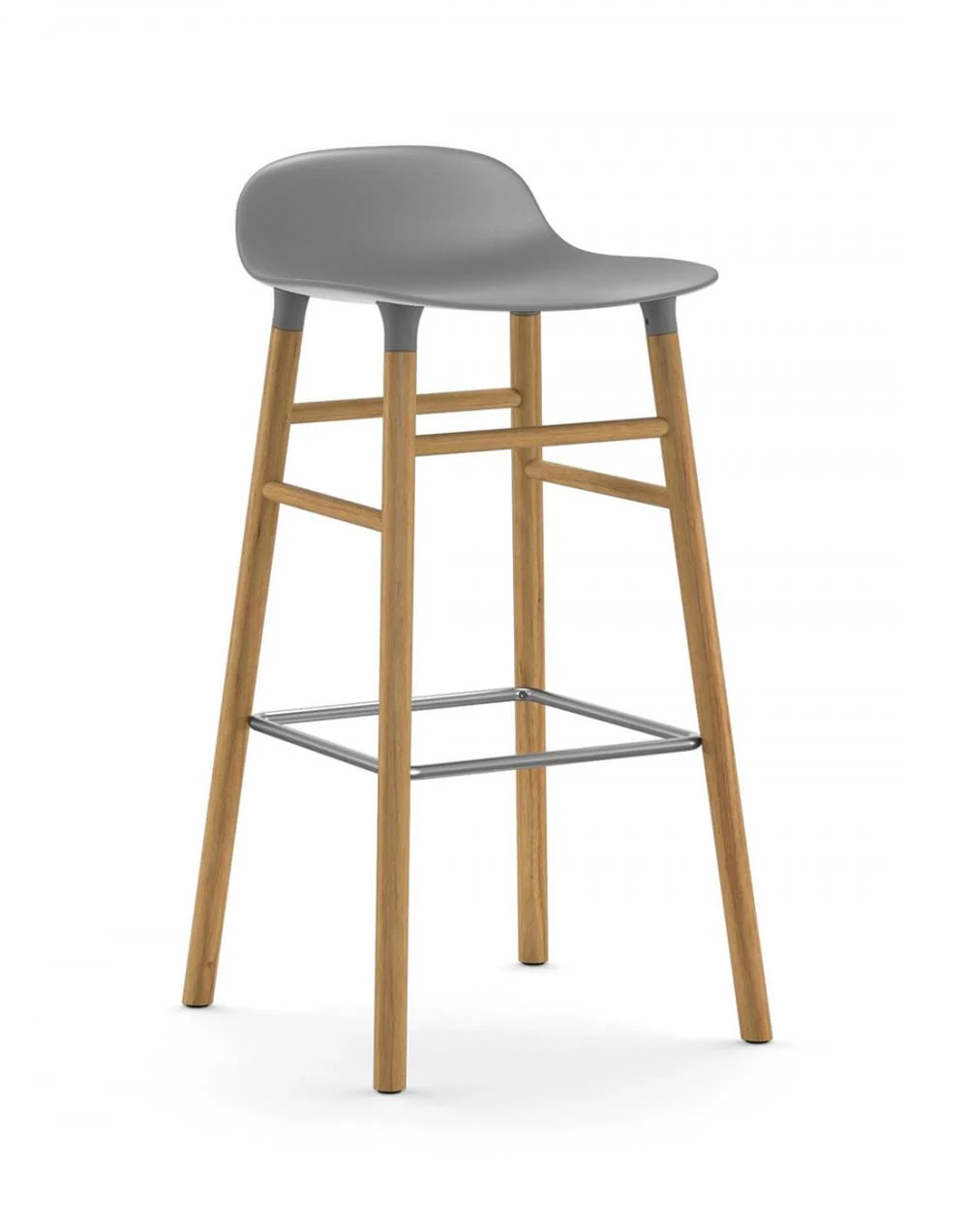 Normann Copenhagen Form Barstool - Wooden Legs - Image 13