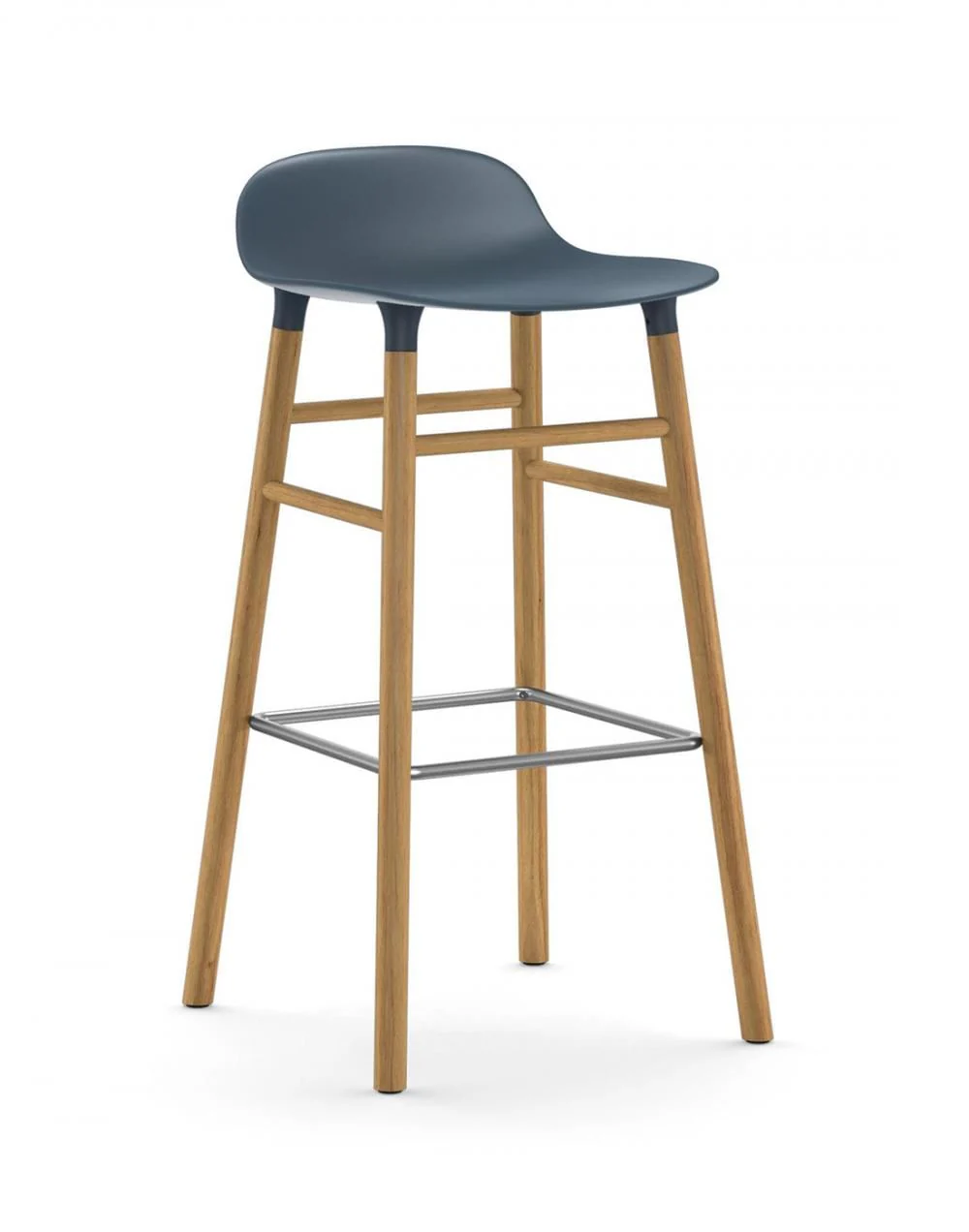 Normann Copenhagen Form Barstool - Wooden Legs - Image 27