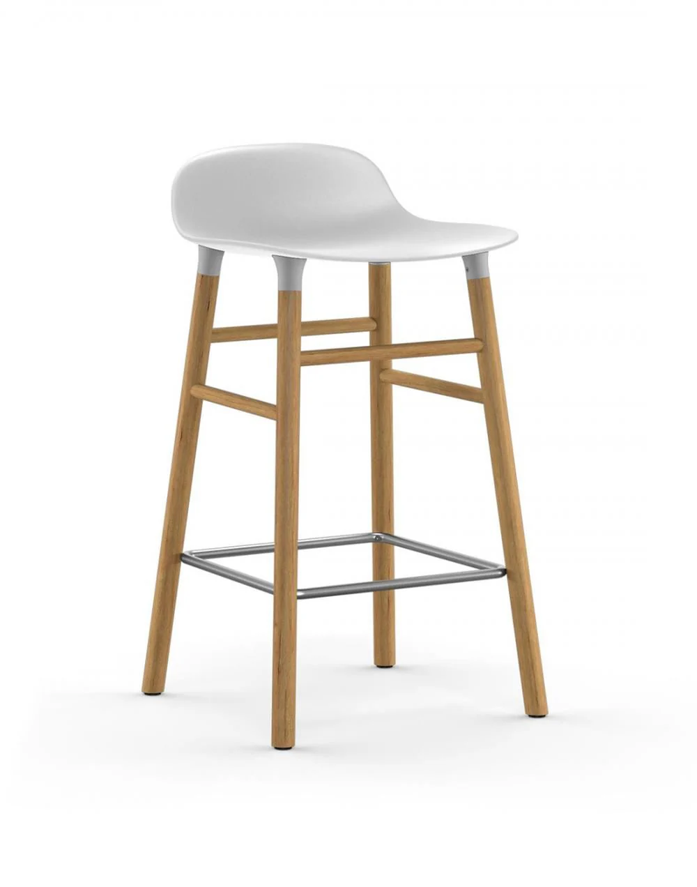 Normann Copenhagen Form Barstool - Wooden Legs - Image 7
