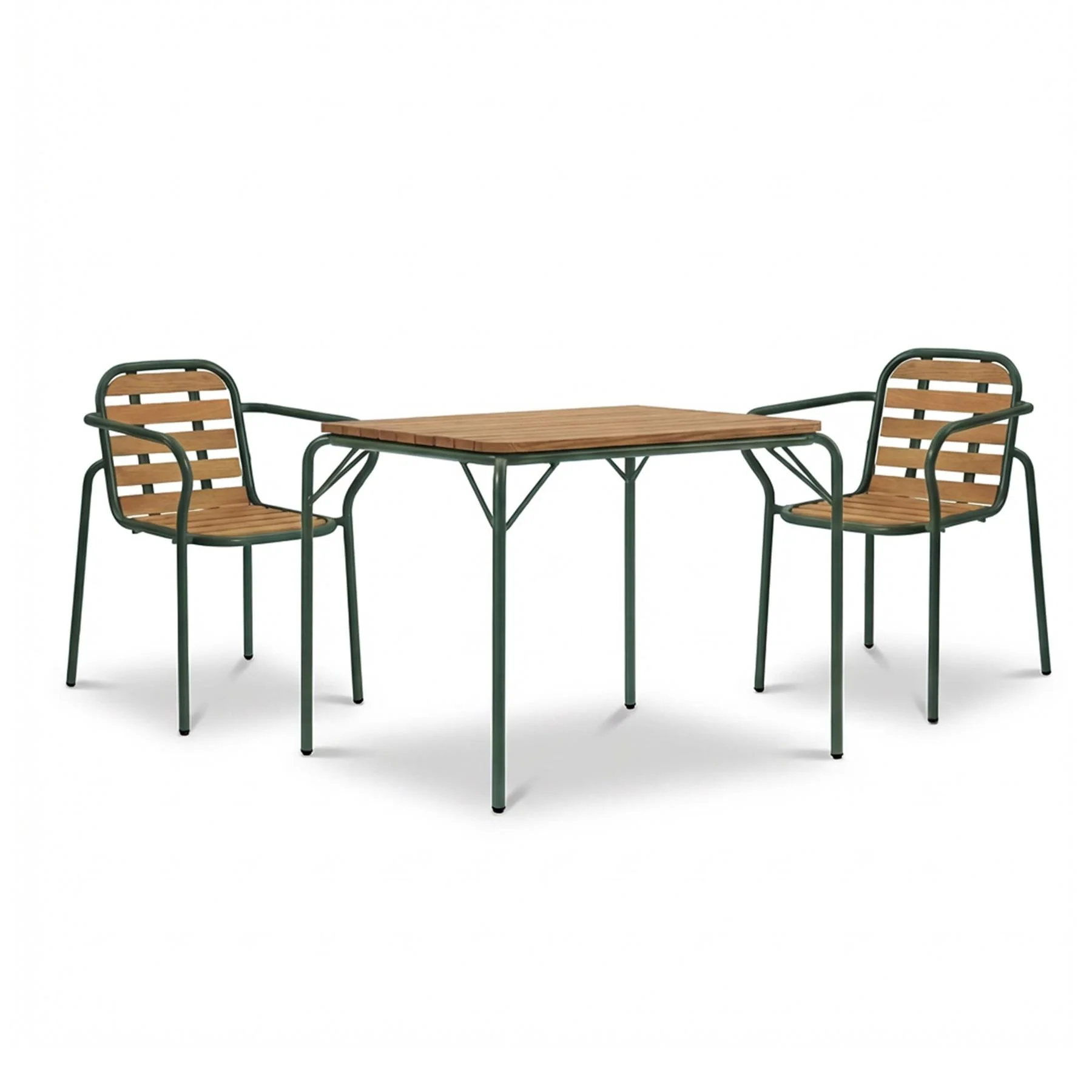 Normann Copenhagen Vig Wood Balcony Furniture Set - Curated by Holloways of Ludlow - Image 6