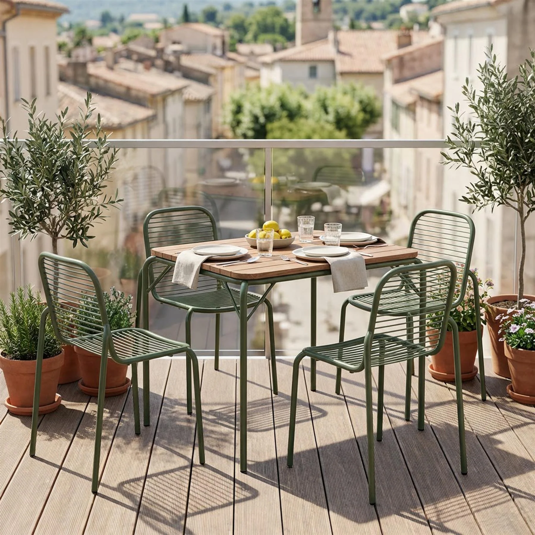 Normann Copenhagen Vig Garden Dining Set - Small - Curated by Holloways of Ludlow - Image 2