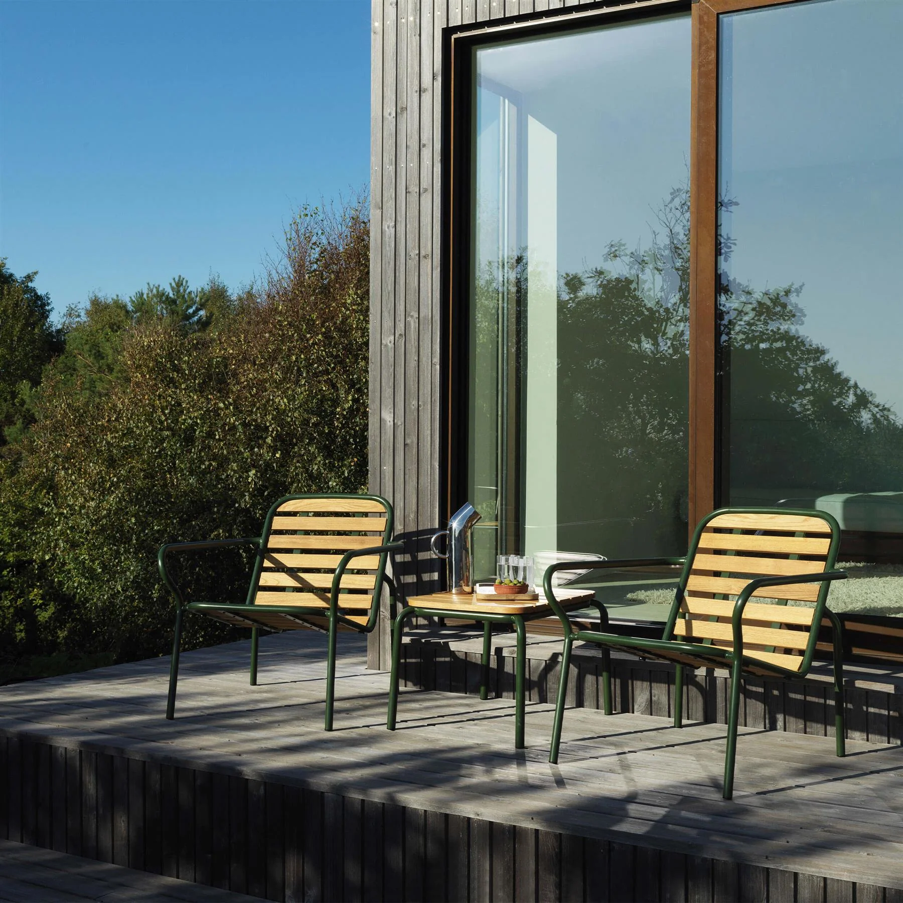Normann Copenhagen Vig Wood Garden Lounge Set - Curated by Holloways of Ludlow - Image 5