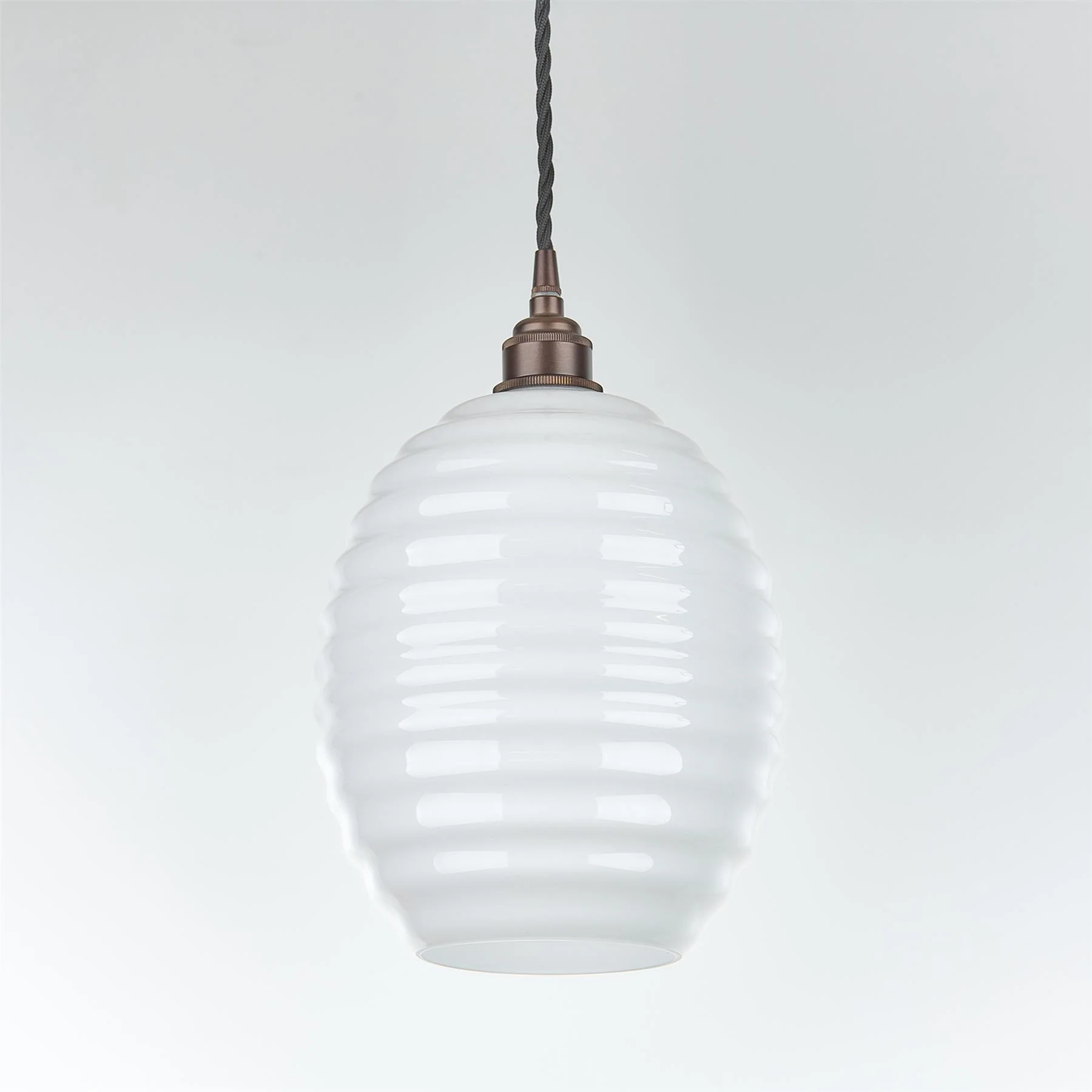 Old School Electric Beehive Pendant Light