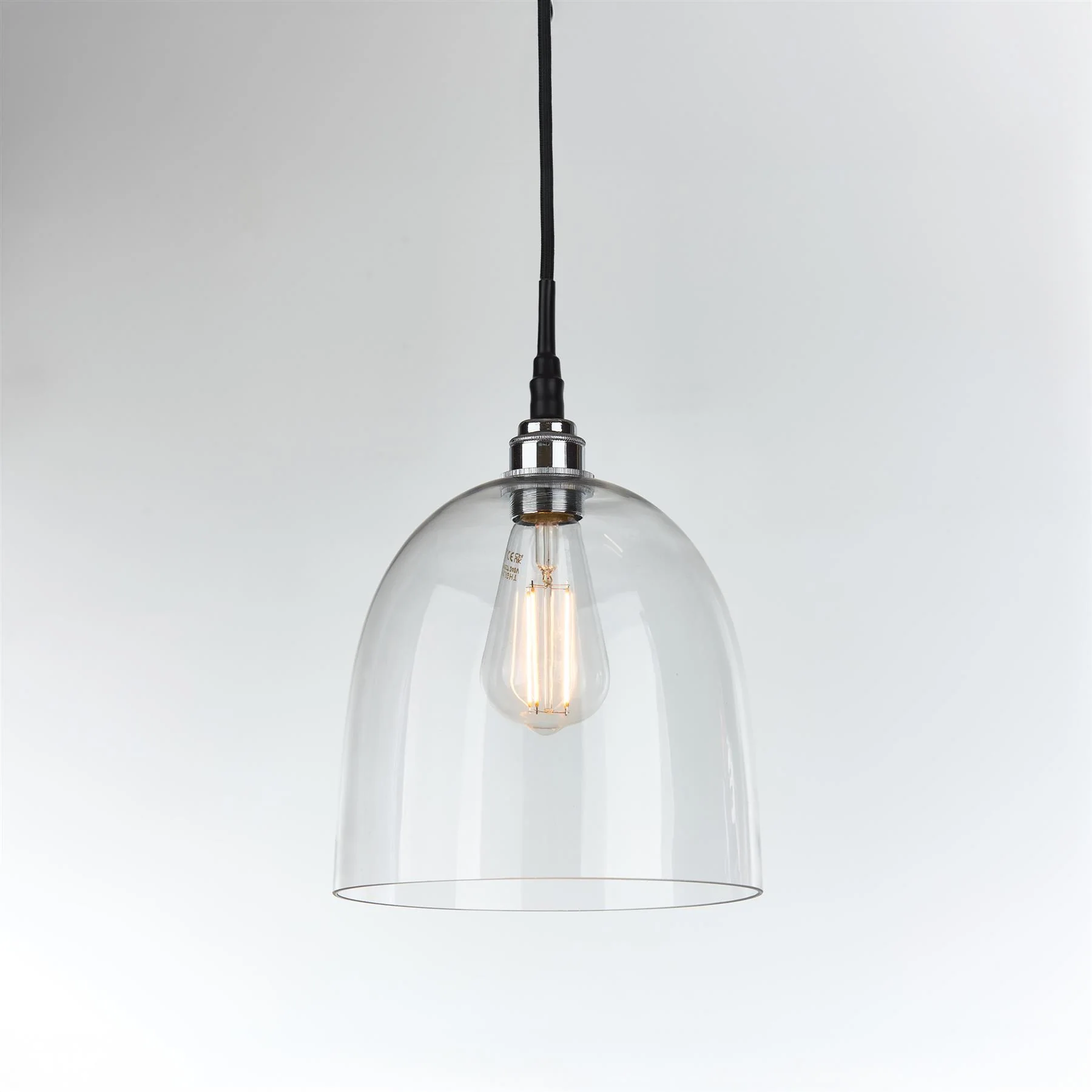 Old School Electric Bell Blown Glass Pendant : Bathroom Version - Image 10