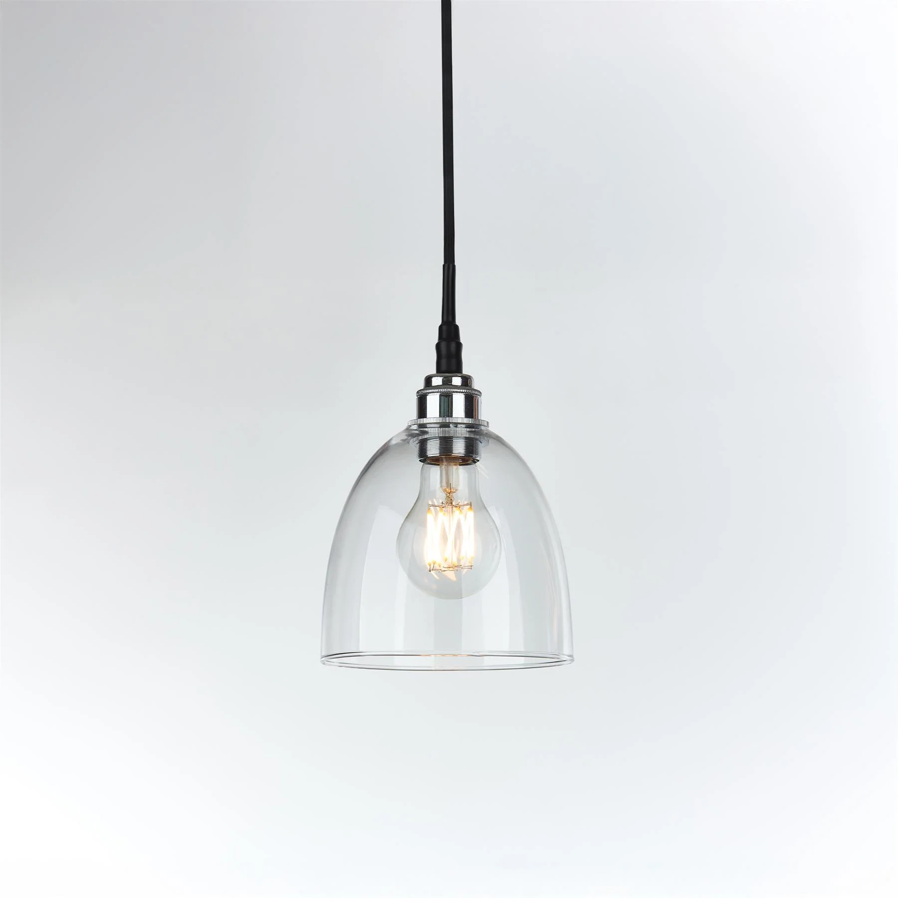 Old School Electric Bell Blown Glass Pendant : Bathroom Version - Image 11