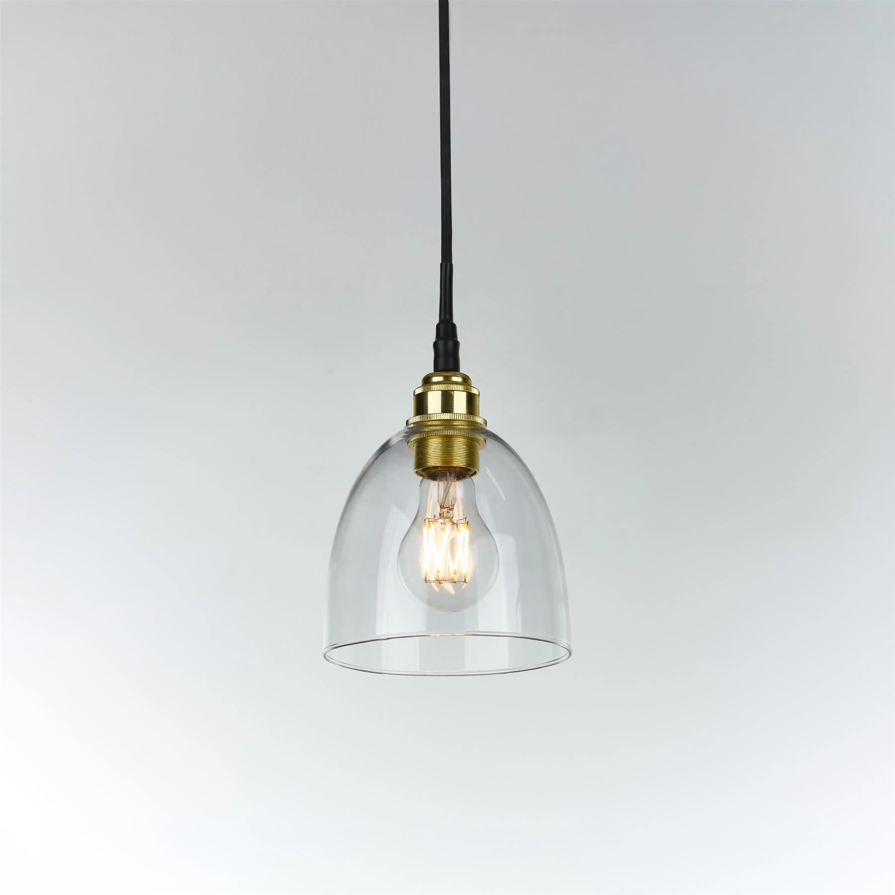 Old School Electric Bell Blown Glass Pendant : Bathroom Version - Image 13