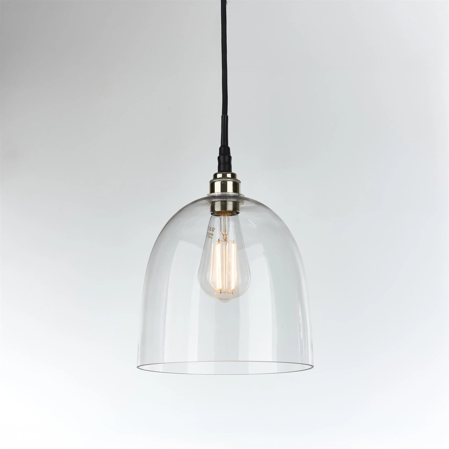 Old School Electric Bell Blown Glass Pendant : Bathroom Version - Image 14