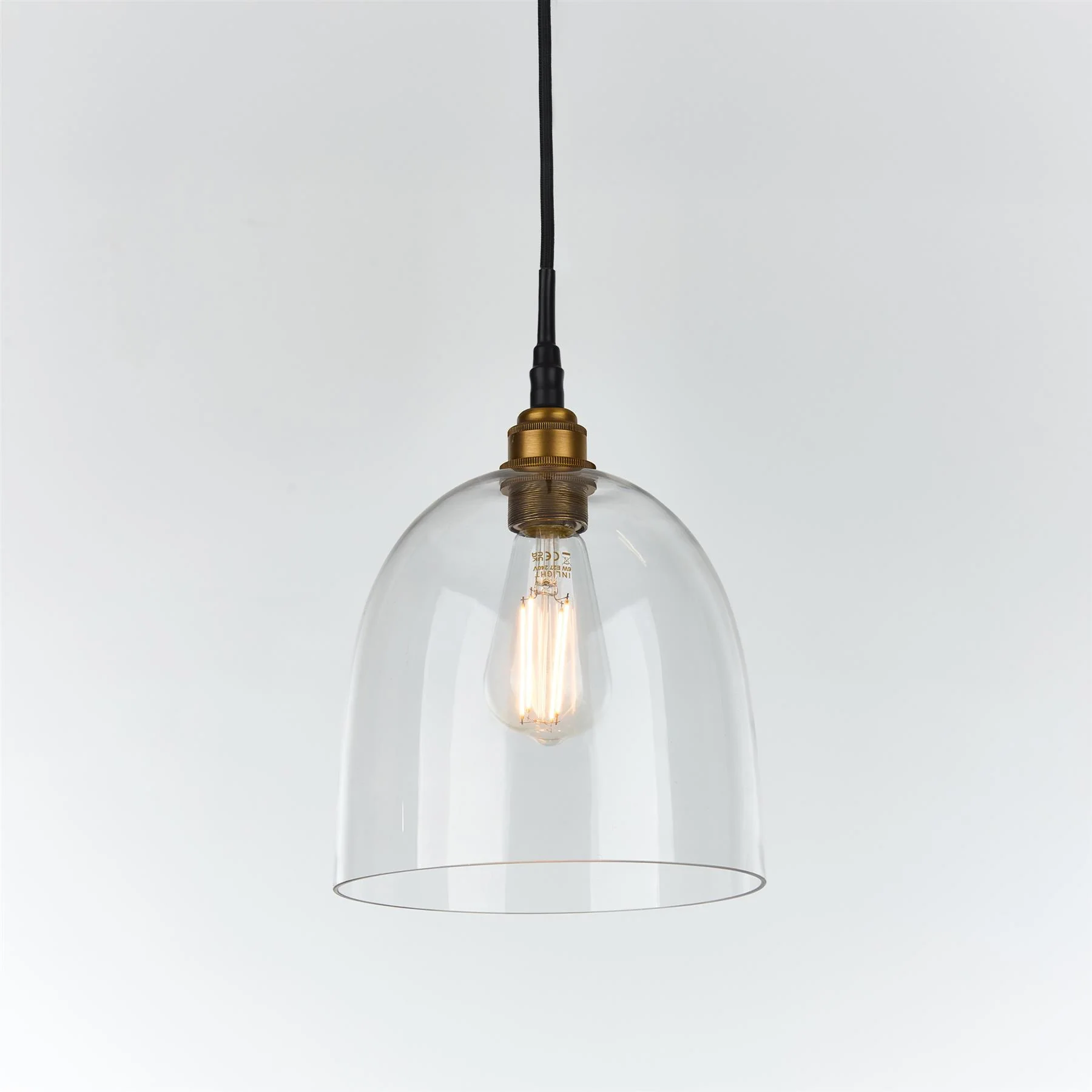 Old School Electric Bell Blown Glass Pendant : Bathroom Version - Image 15